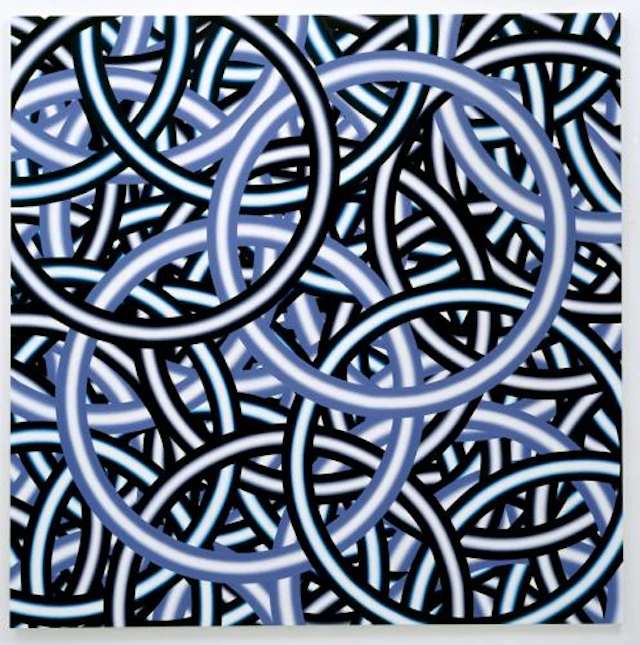 Vera Leutloff - Kreise: Indigo, Phthaloblau, Graublau