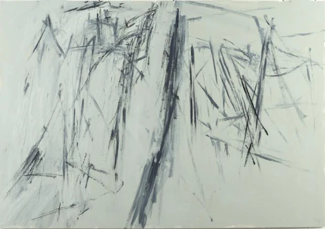 Erich Reusch - ohne Titel ( abstrakte Komposition)