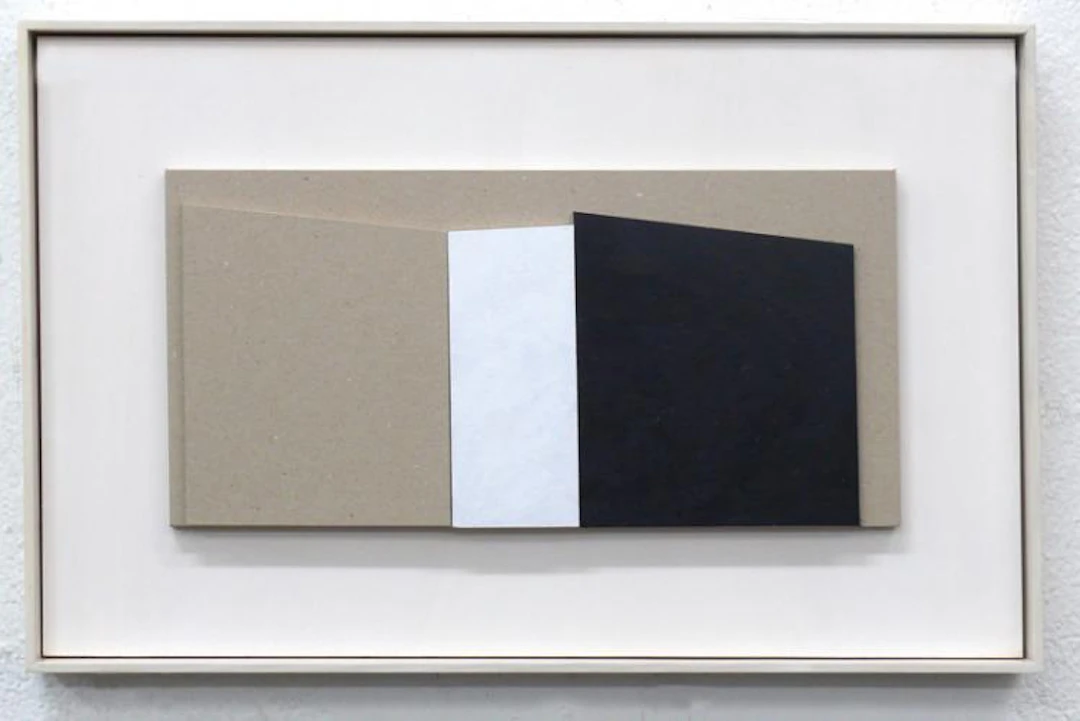 ohne Titel (Kartoncollage) - Jo Enzweiler