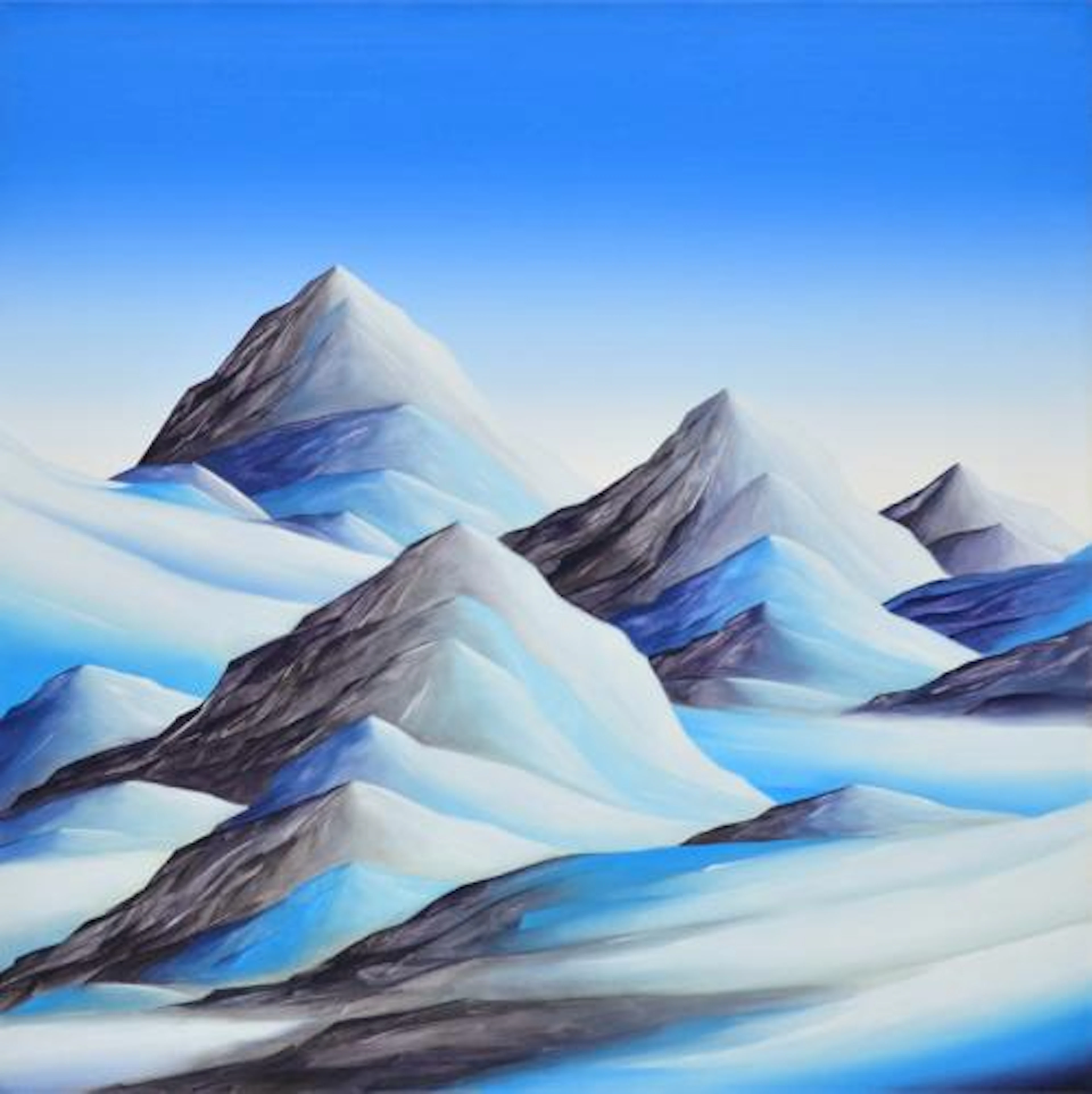 Alpen, königsblau - Vera Leutloff