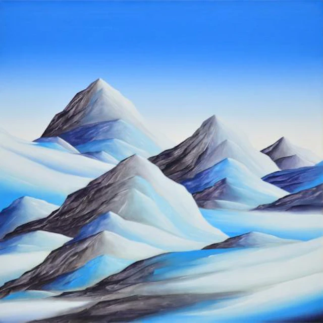 Vera Leutloff - Alpen, königsblau