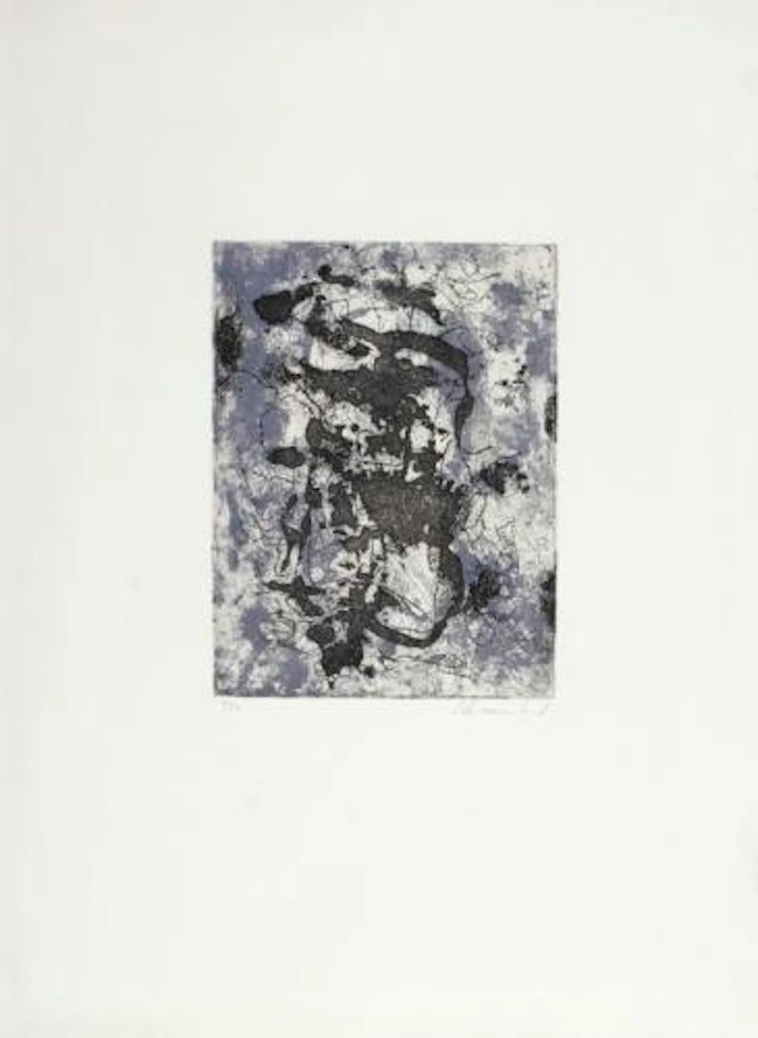 Emil Schumacher - ohne Titel (Minos)