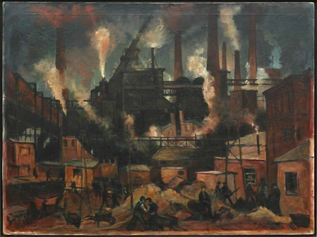 ohne Titel (Stahlwerk) - Richard Gessner