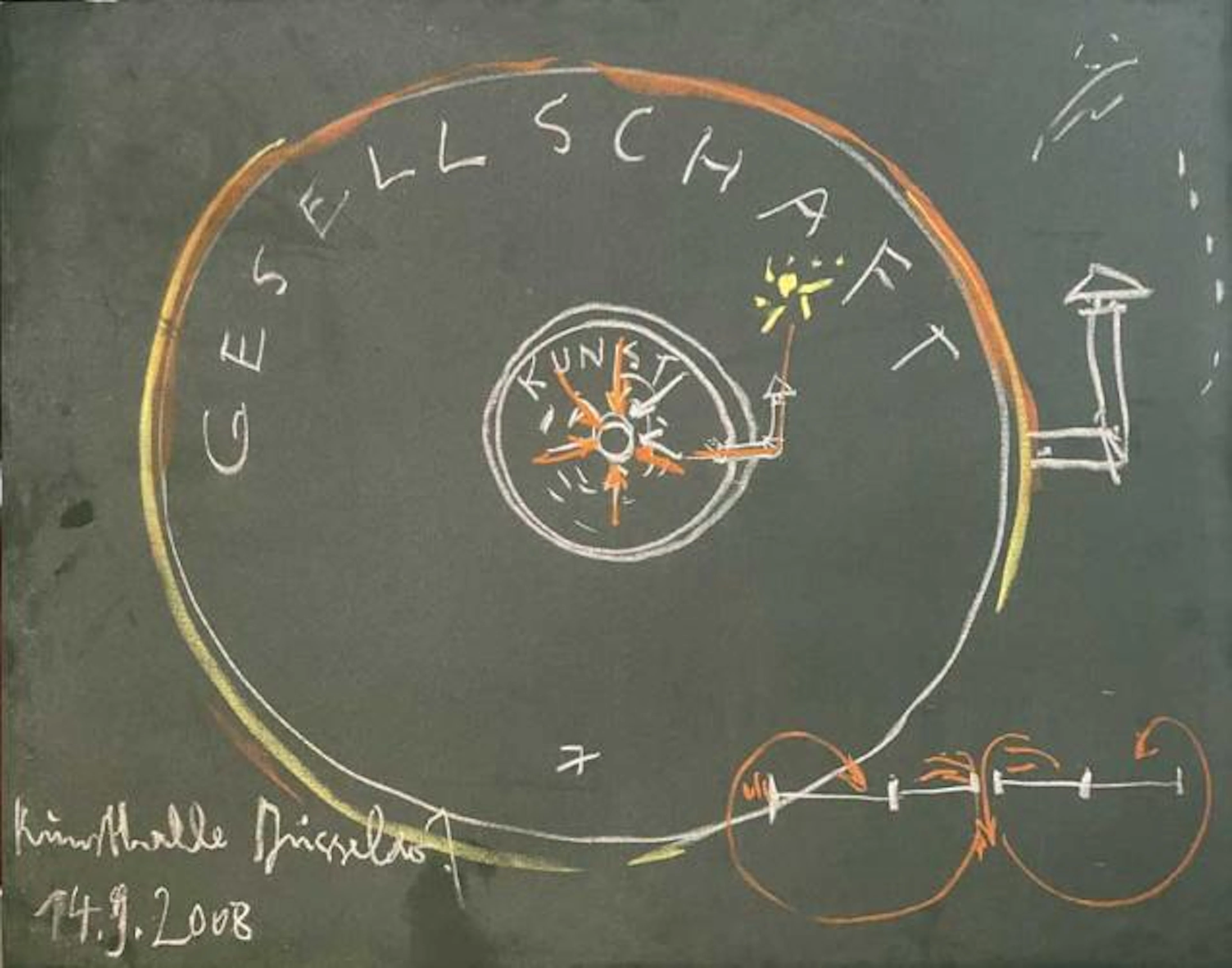 ohne Titel (Tafel) - Johannes Stüttgen