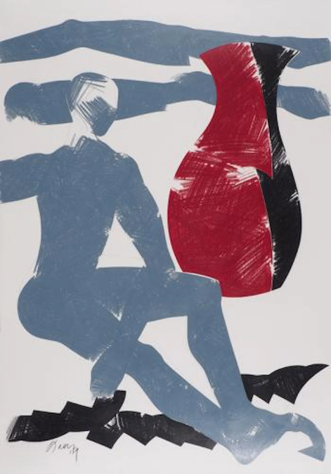 Axel Knopp - ohne Titel (Figur und Vase)