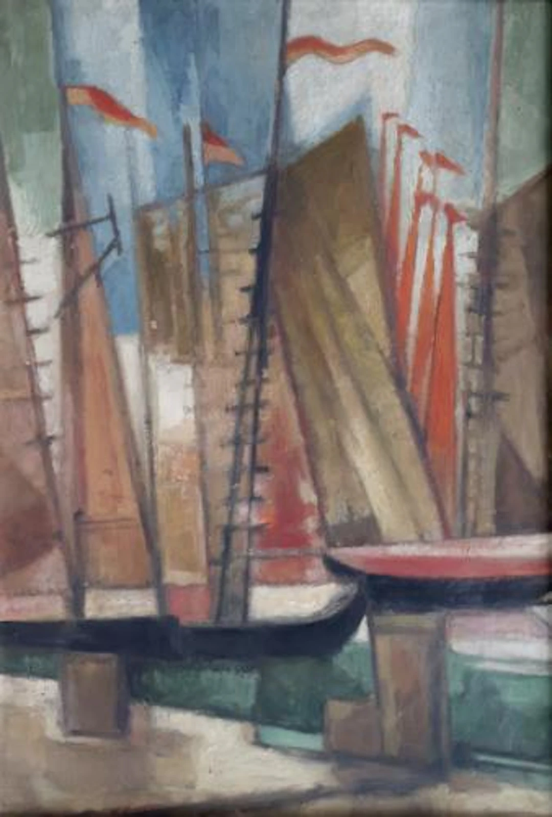 ohne Titel (Segelschiffe) - Hugo Ziegler