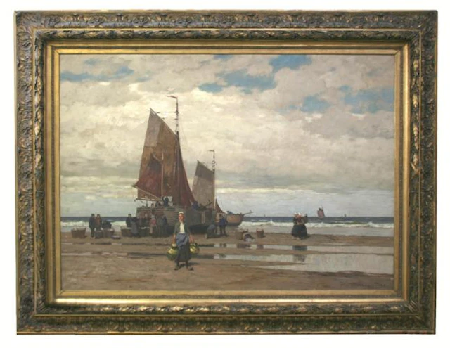 Peter Pulm - Ankunft der Fischerboote