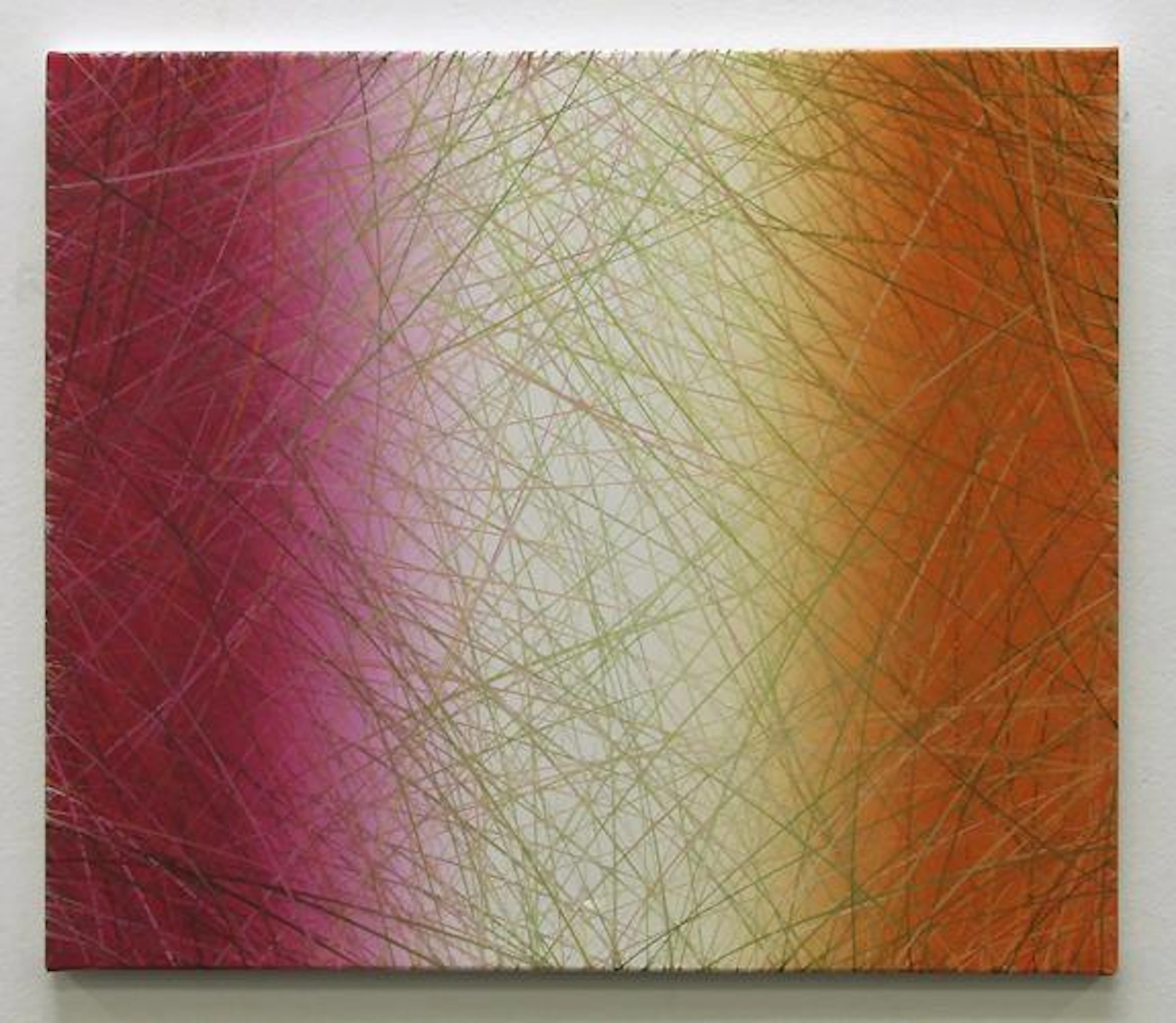 Netz: Rubinlack / Orange, II - Vera Leutloff