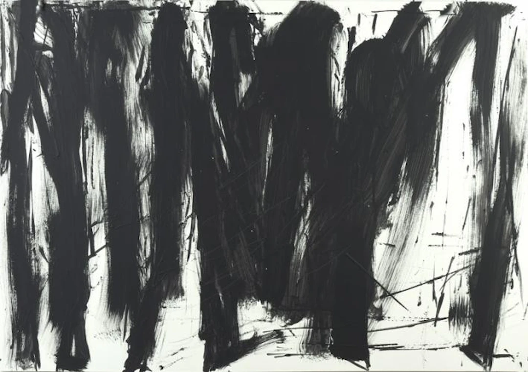 Erich Reusch - ohne Titel ( abstrakte Komposition)