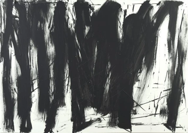 Erich Reusch - ohne Titel ( abstrakte Komposition)
