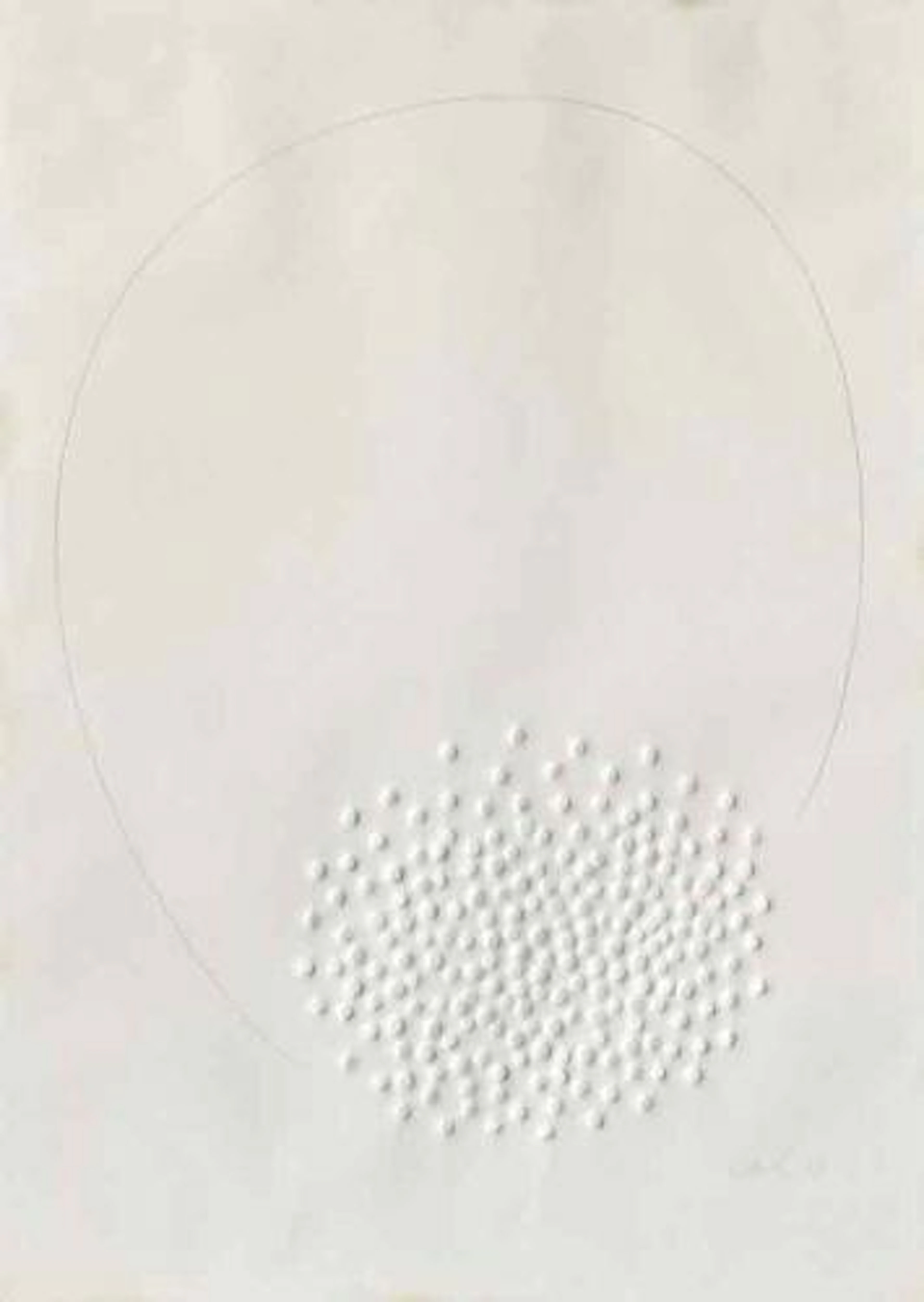 Günther Uecker - Hommage a Fontana