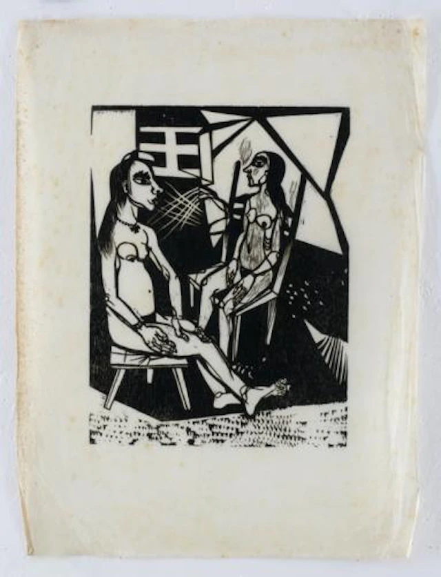 Heinrich Campendonk - Zwei Mädchen