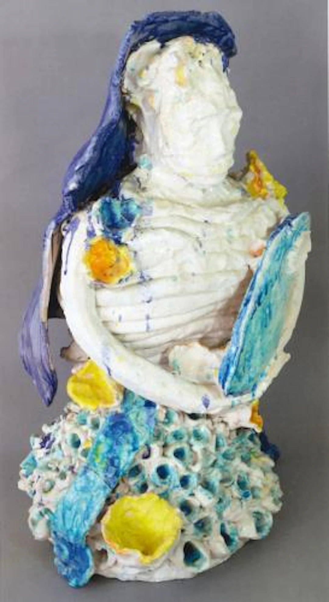 Norbert Prangenberg - ohne Titel (weibliche Figur mit blauem Umgang)