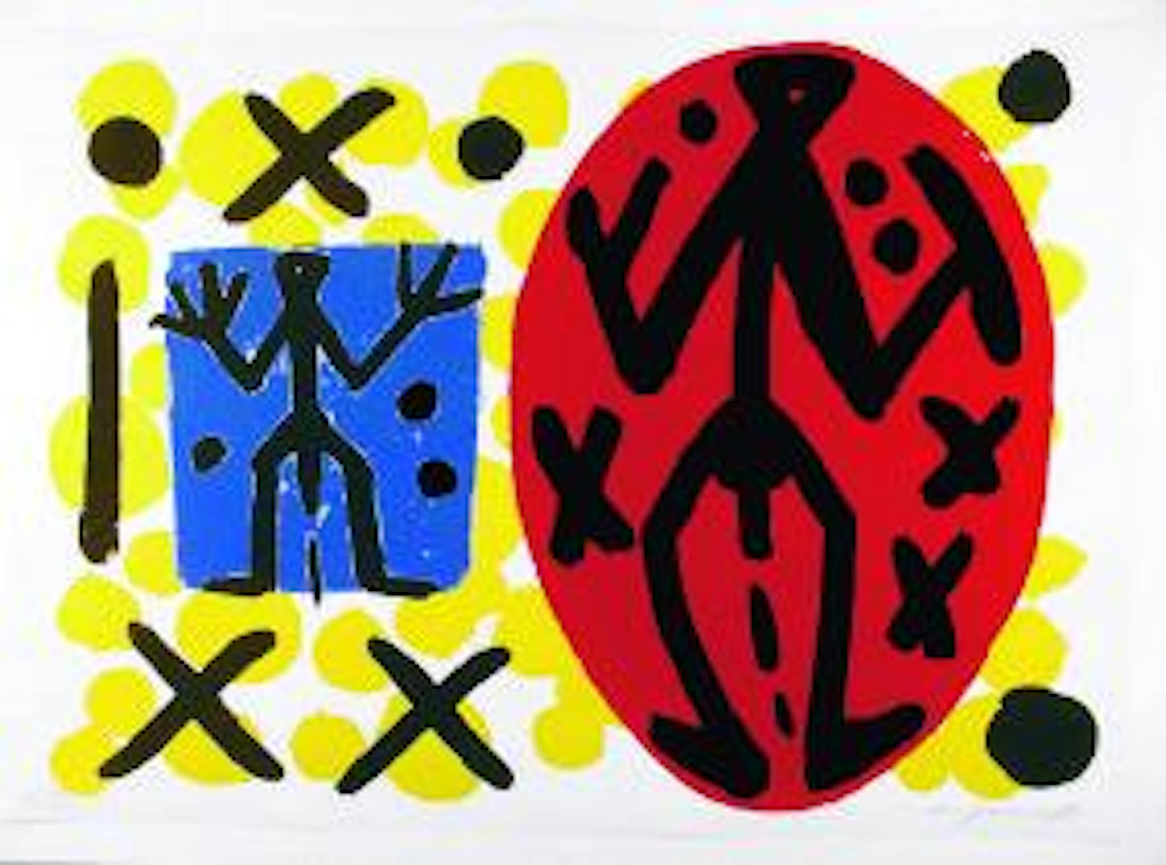A.R. Penck d.i. eigentlich Ralf Winkler - Lustgarten III