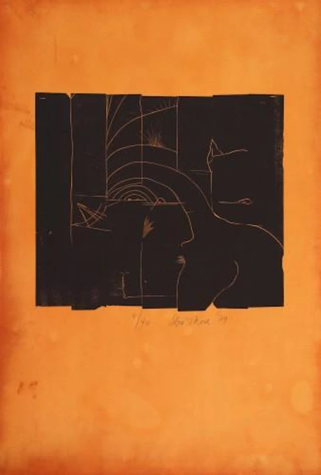 Dieter Roth - Holzstich