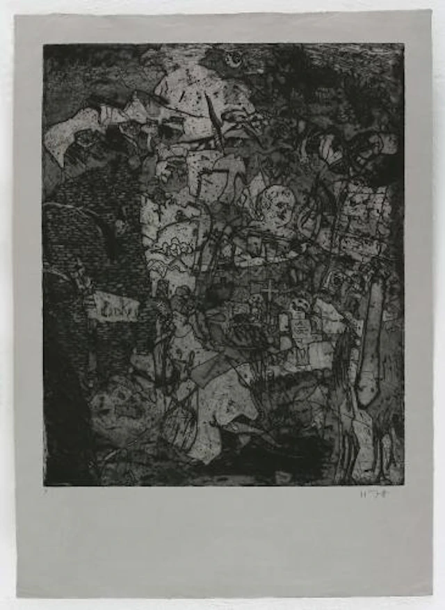 Horst Janssen - Friedhof Worpswede