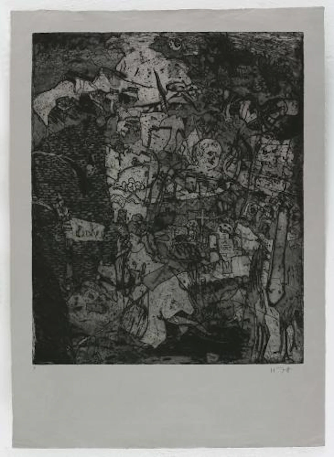 Horst Janssen - Friedhof Worpswede