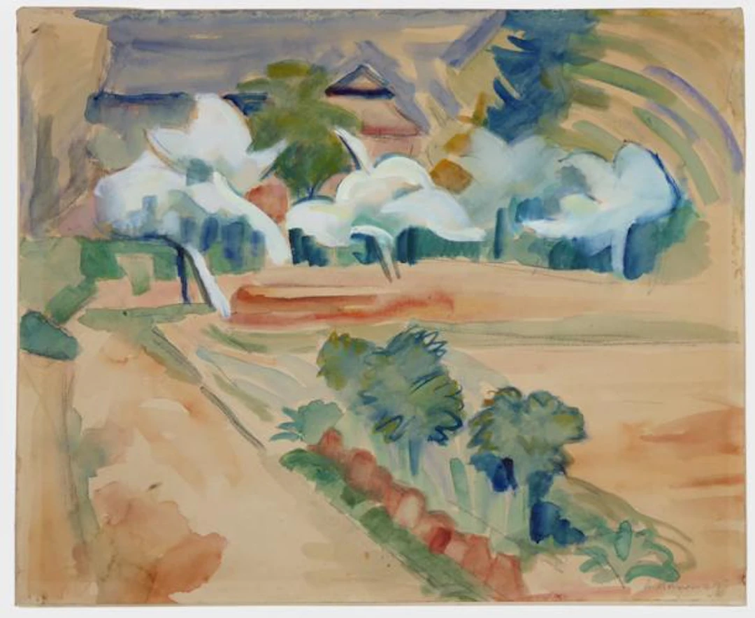 Heinrich Nauen - ohne Titel (Landschaft)