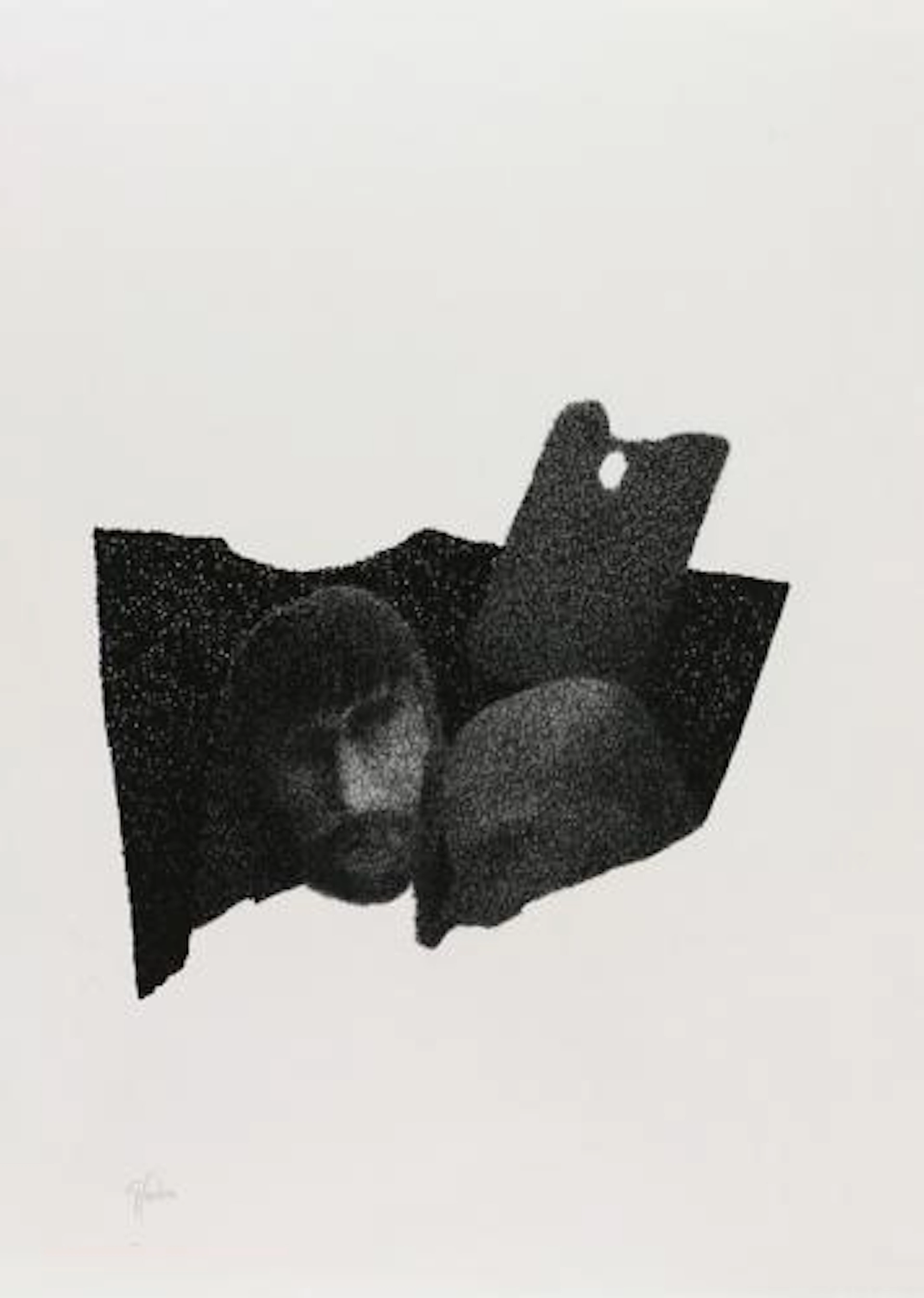 Georg Cadora - ohne Titel (Selbstportrait mit Kopf und Palette)