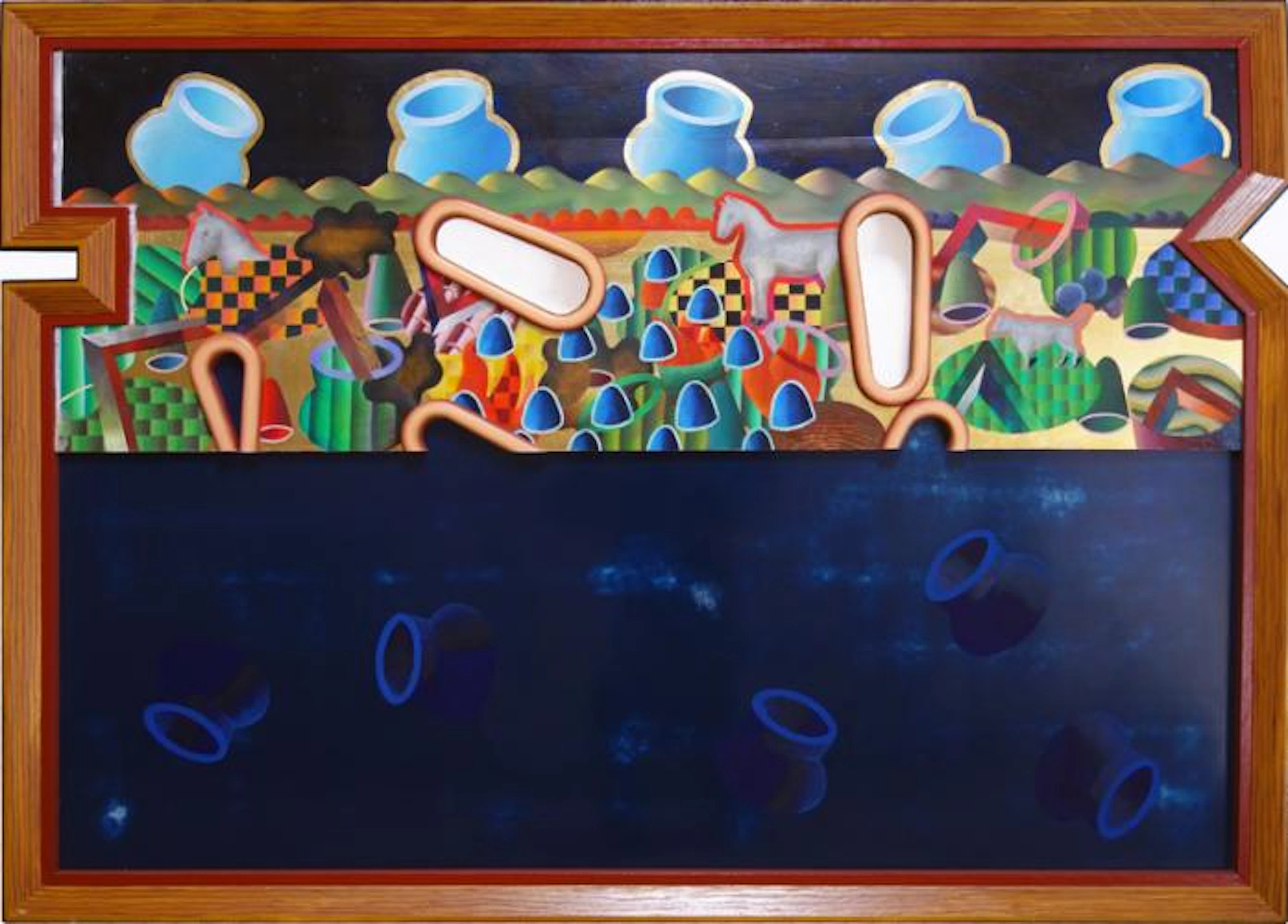 ohne Titel (surreale Komposition) - Walter Eul