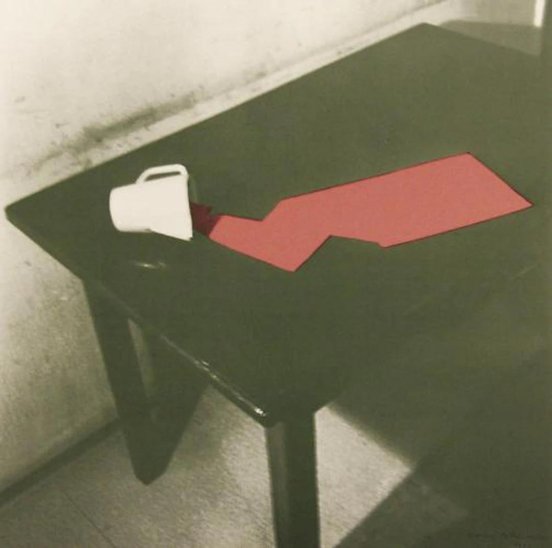 Sigmar Polke - Tisch mit umgekippter Kanne I Table with overturned jug I