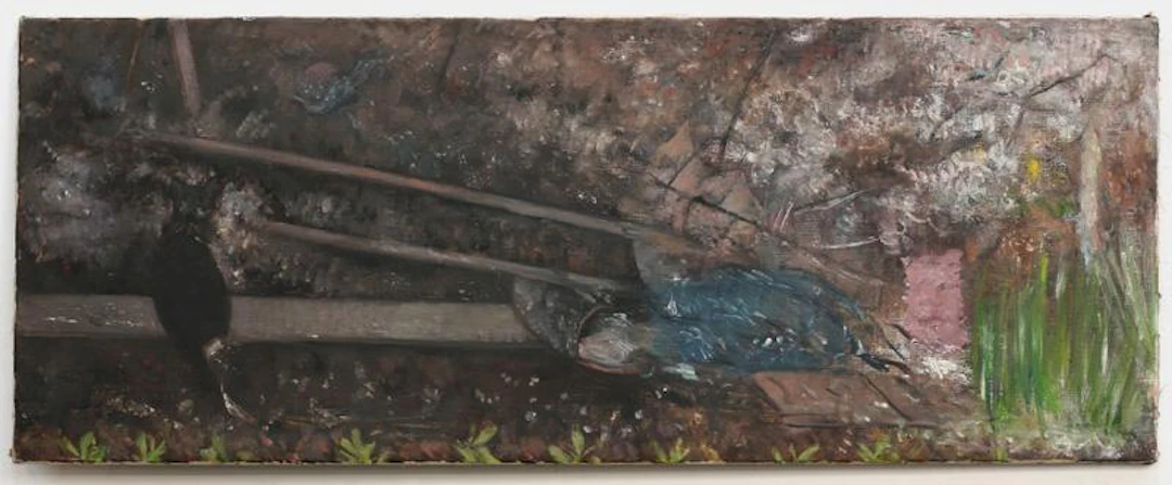 Gartenecke mit Katze - Wilhelm Schmurr