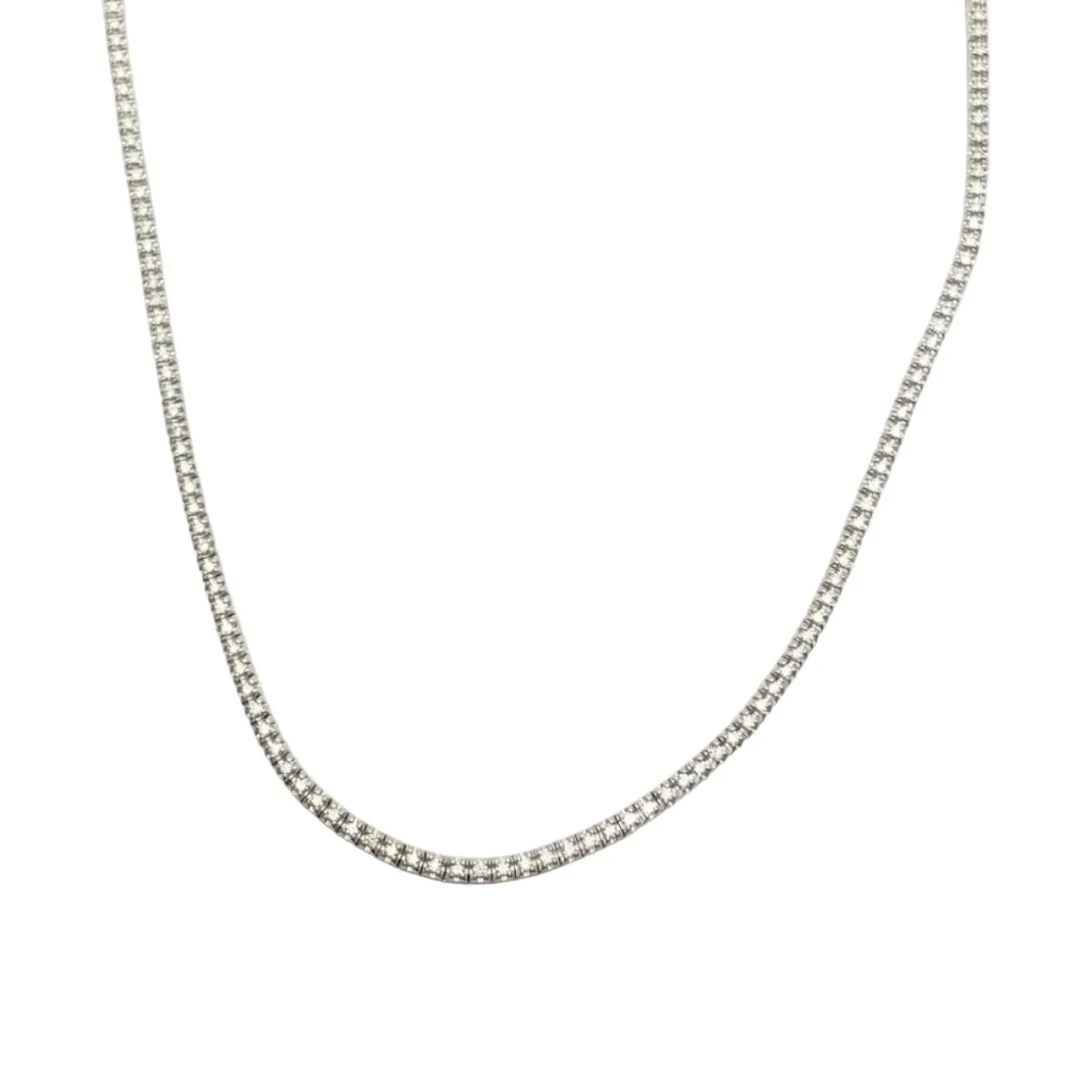 Collier Rivière en or blanc et diamants