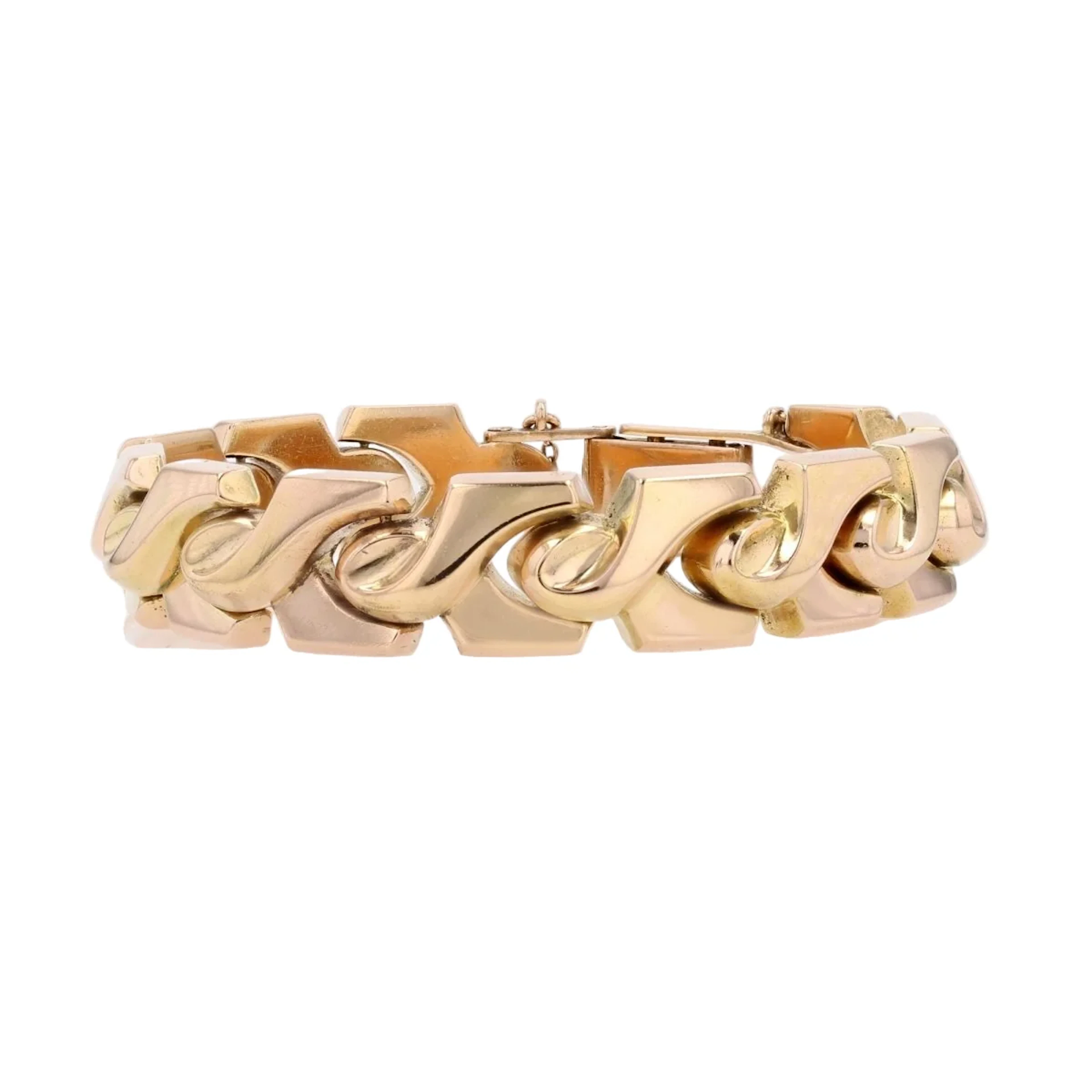 Maille bracelet in yellow gold