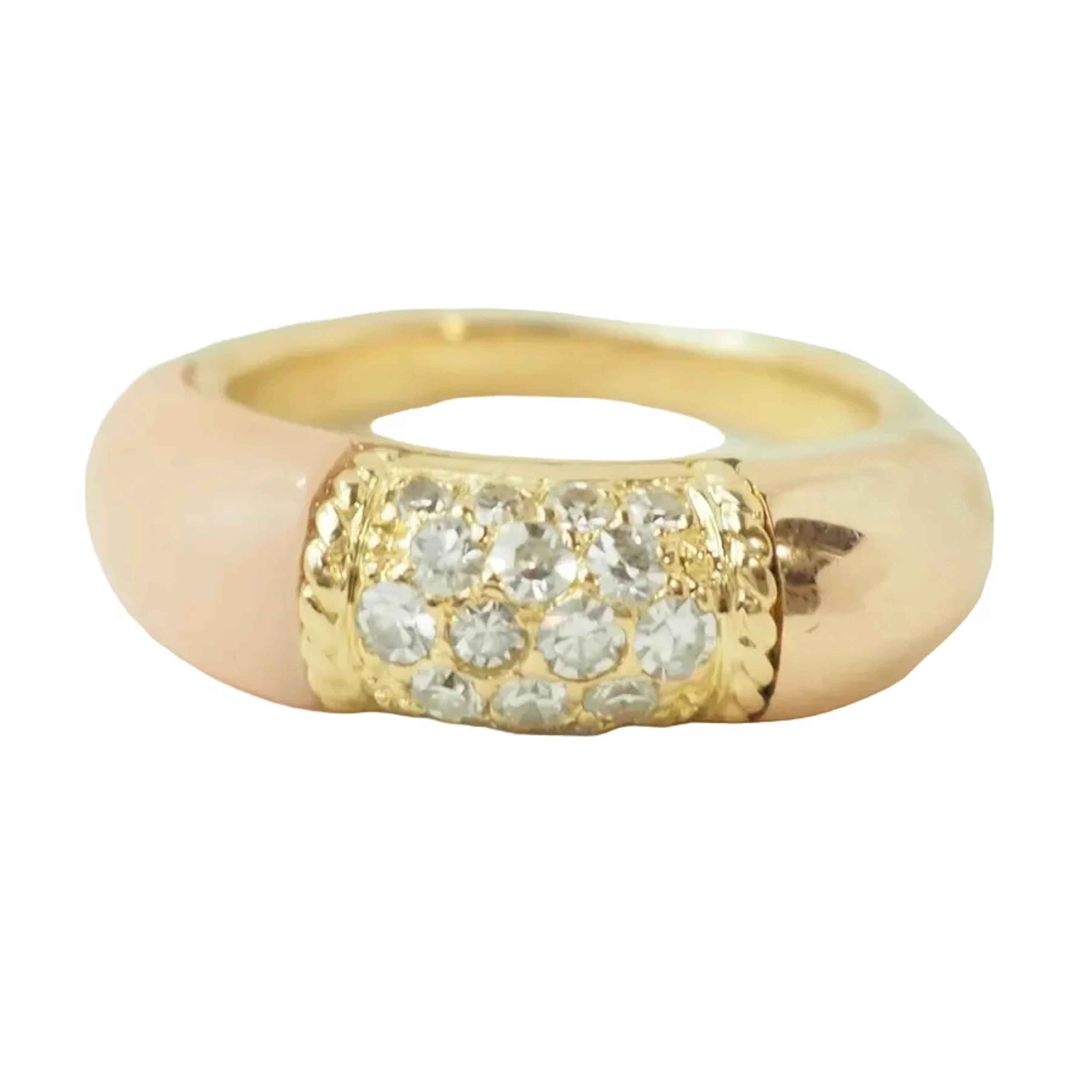 Ring VAN CLEEF ET ARPELS "Philippine" wedding band in yellow gold