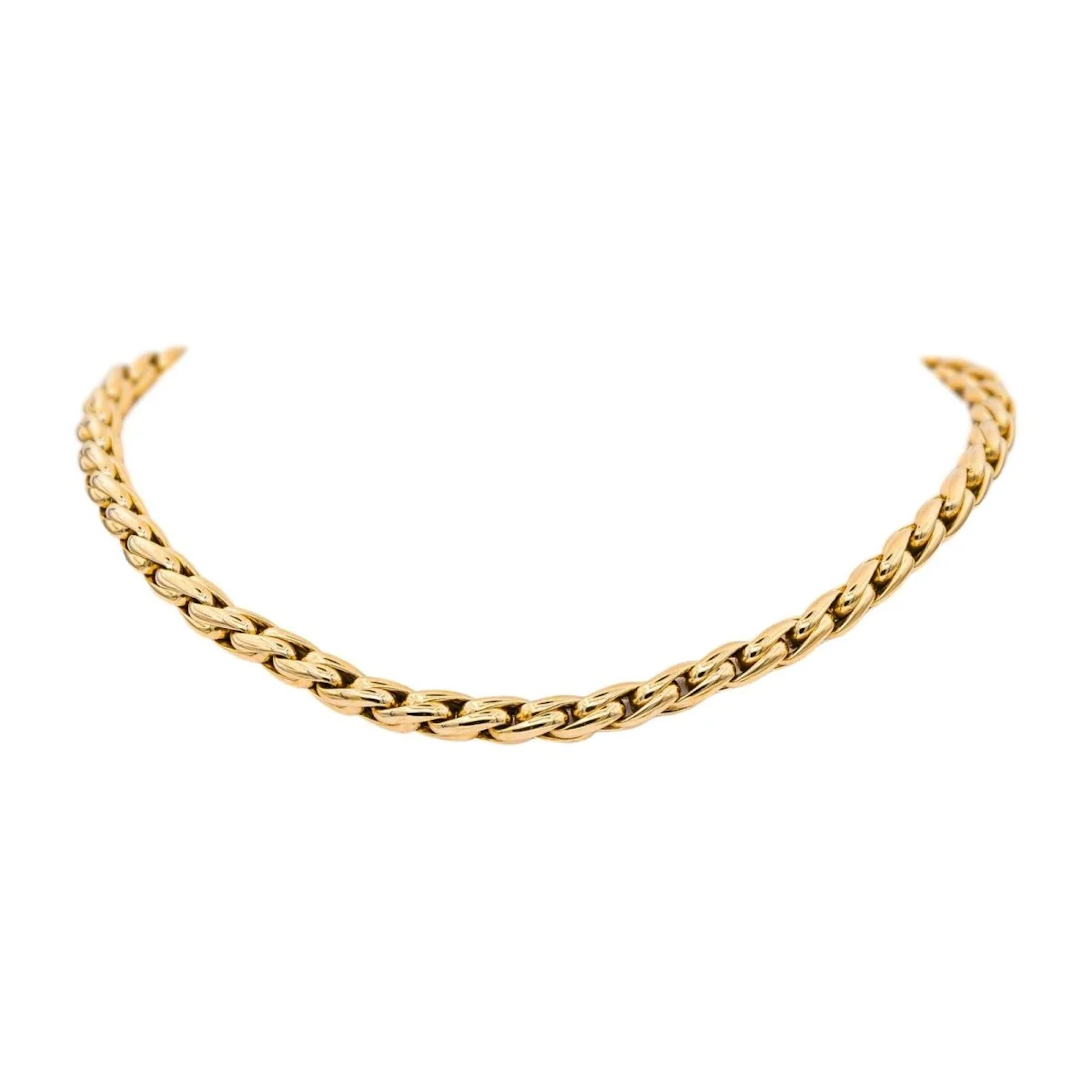 Collier Maille en or jaune