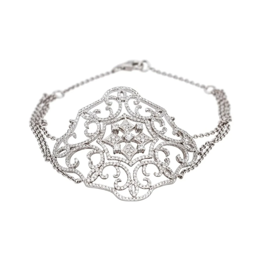 Bracelet White gold diamond
