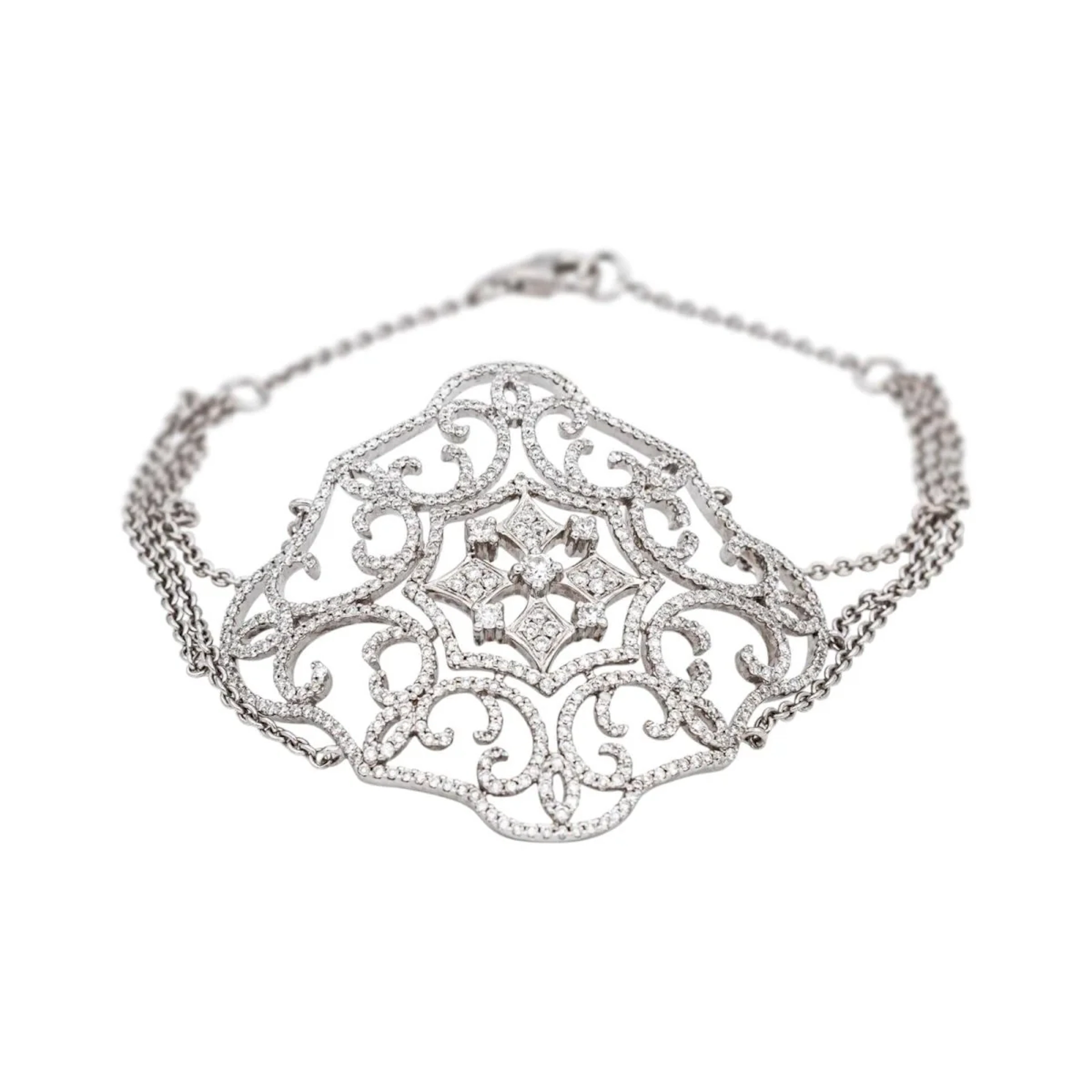 Bracelet White gold diamond