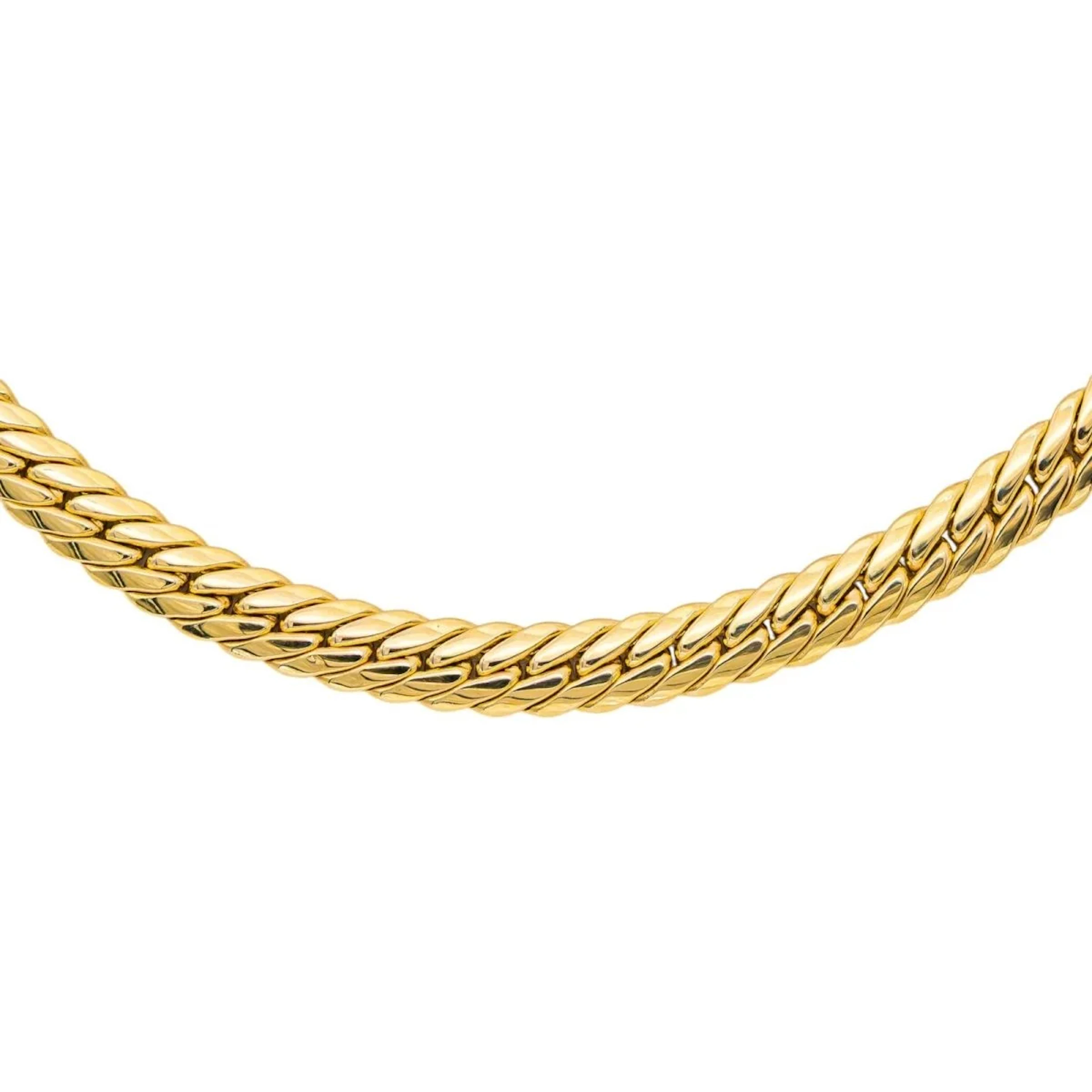 Yellow Gold English Link Necklace
