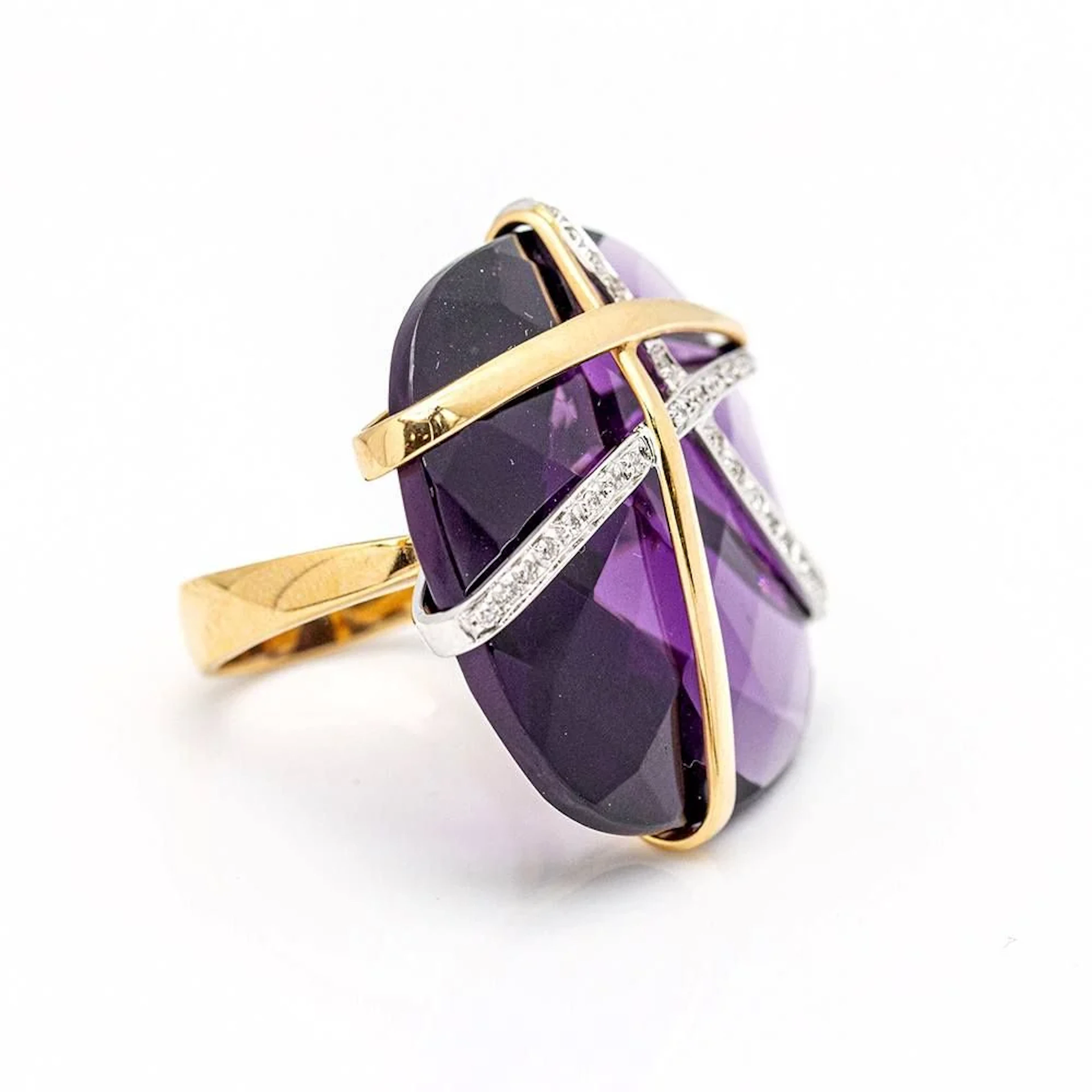 Used Italian Design Two-Tone Ring