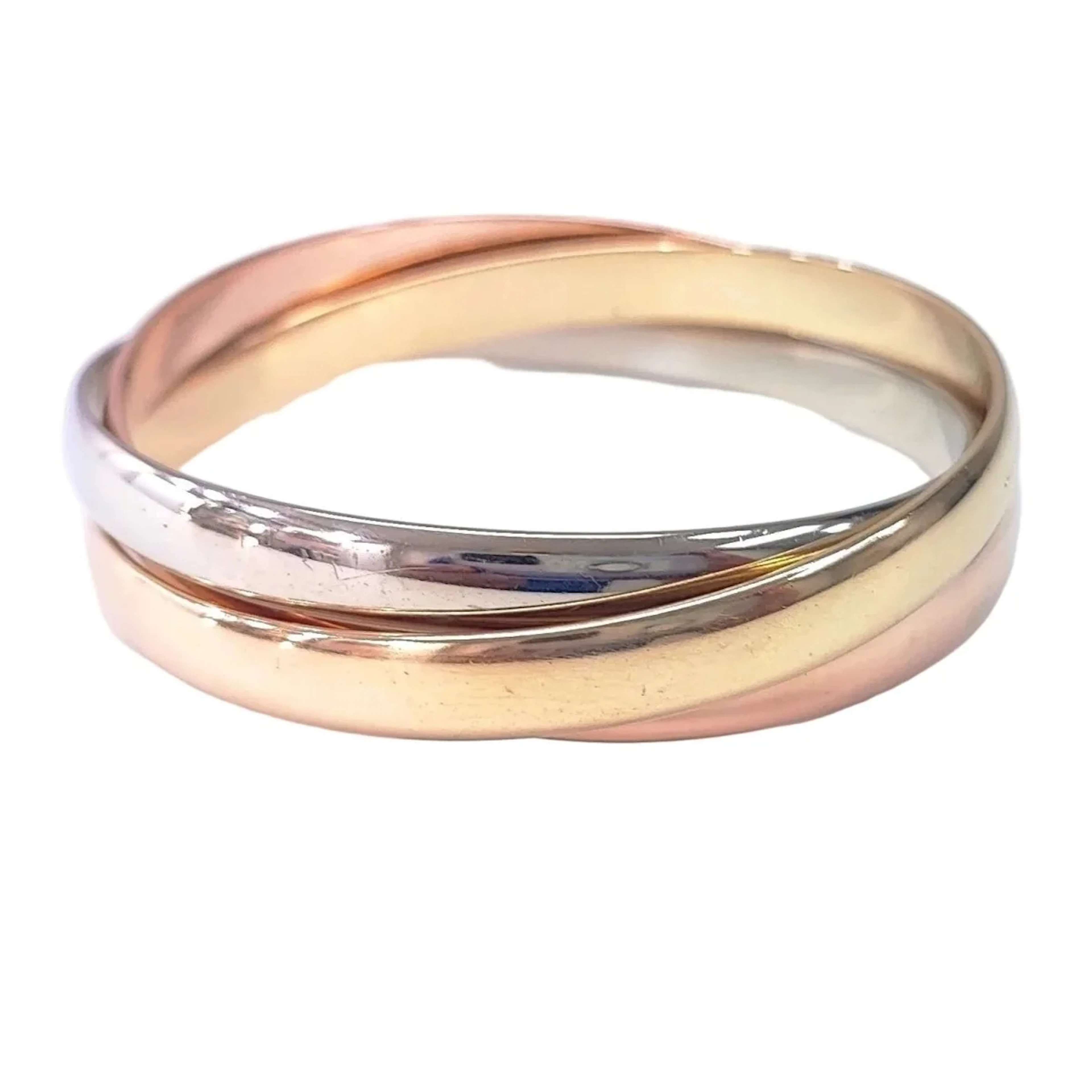 Bracelet Jonc in white gold, yellow gold and rose gold