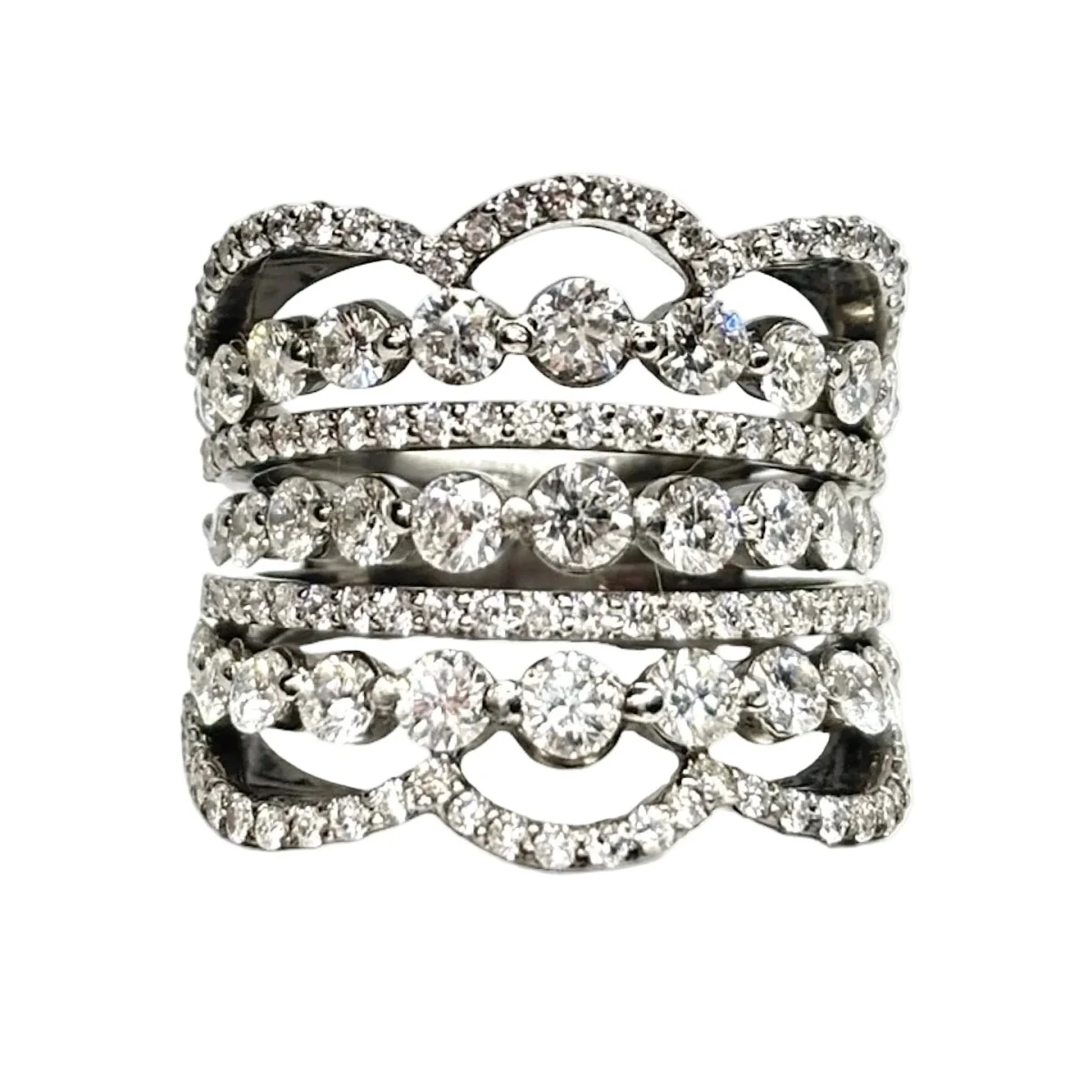 White Gold and Diamond Ring
