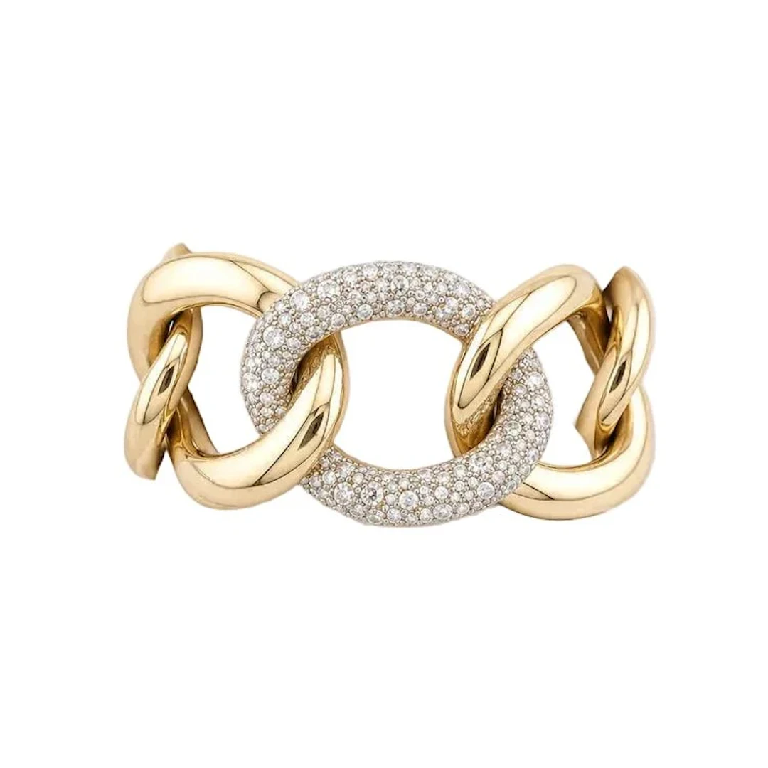 POMELLATO "Tango" Bracelet in Yellow Gold and Diamonds