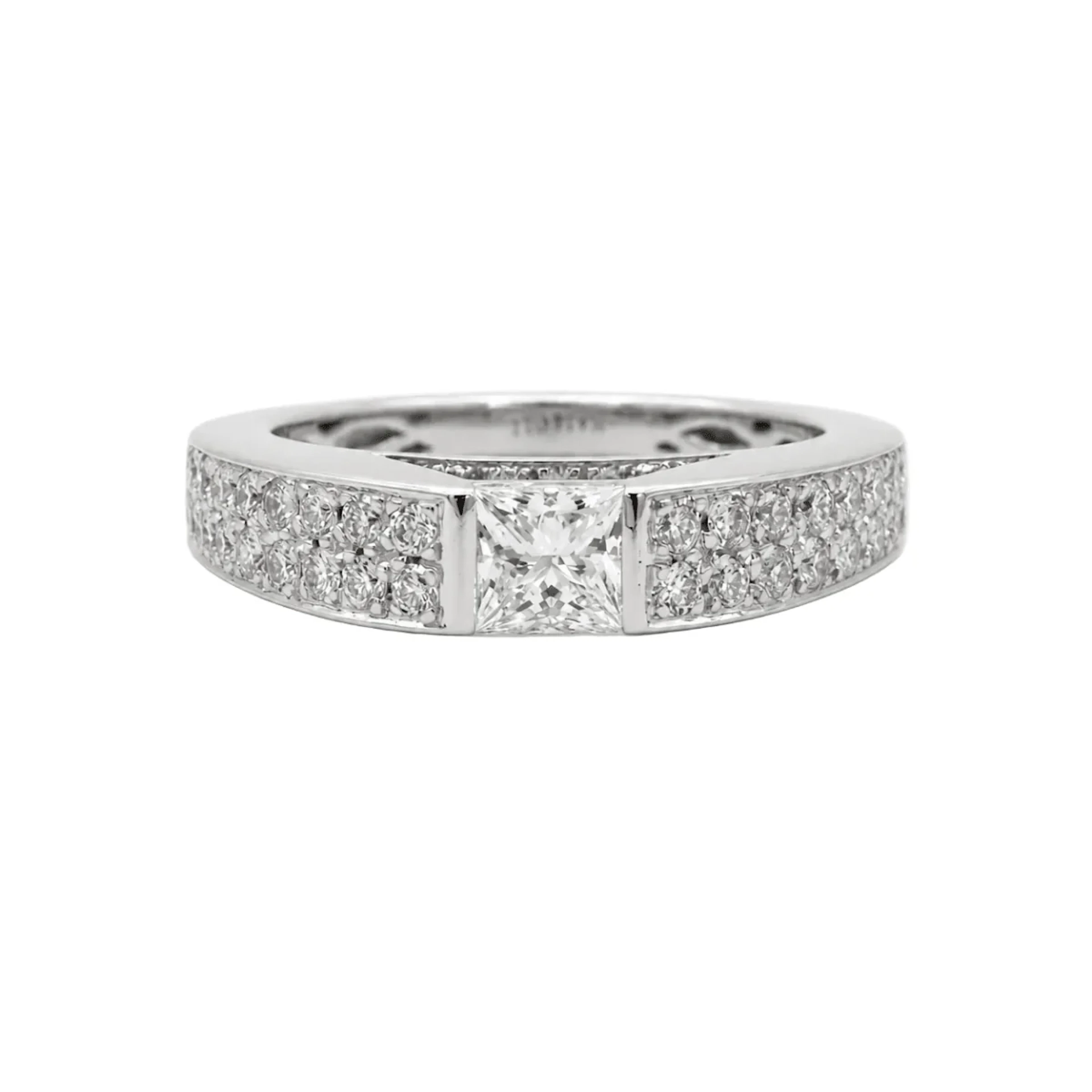 White Gold and Diamond Ring
