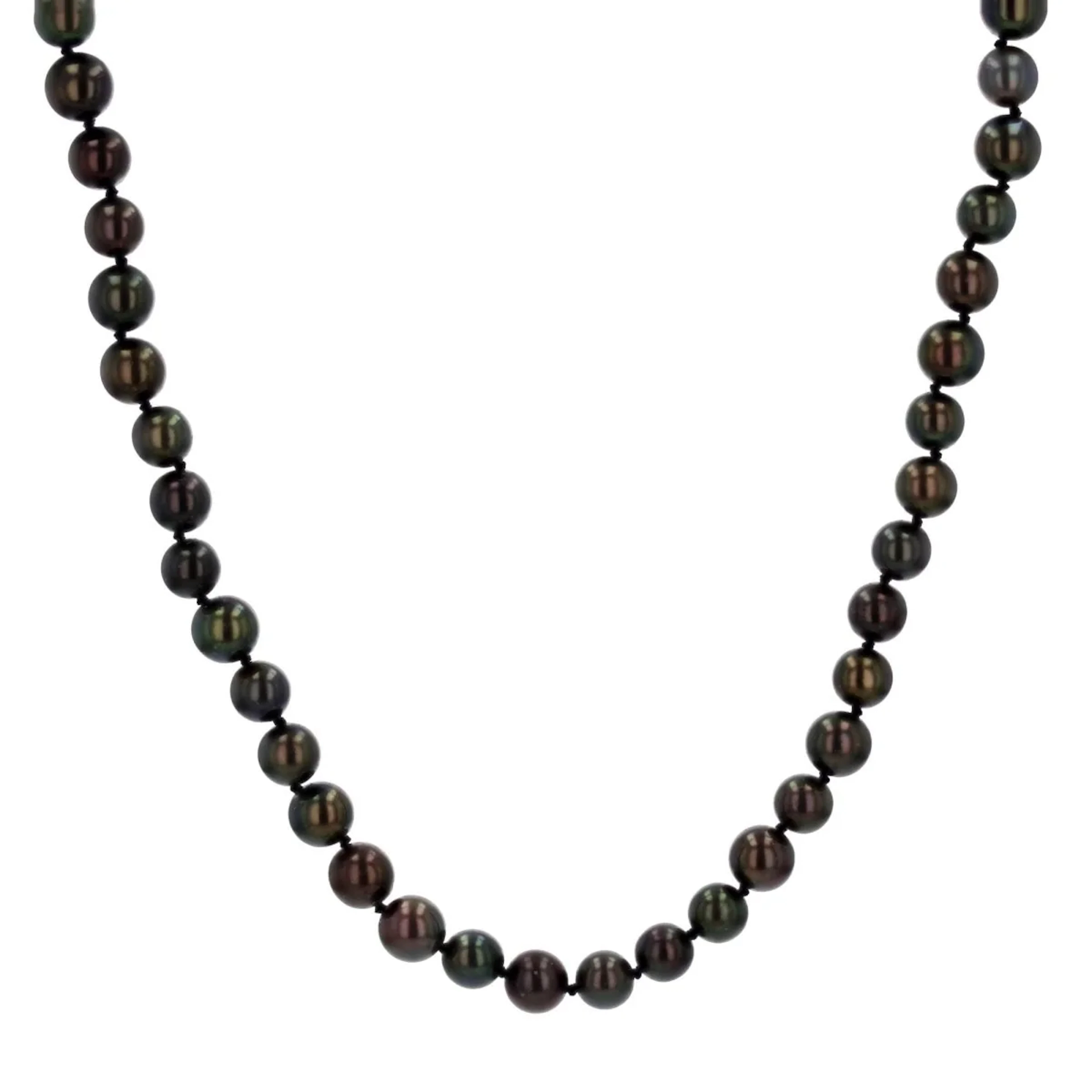 Necklace Beads in yellow gold and pearls