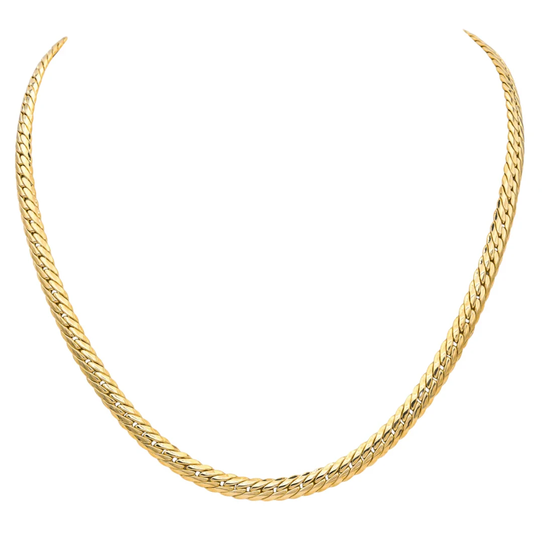 Necklace Chain in yellow gold and white gold