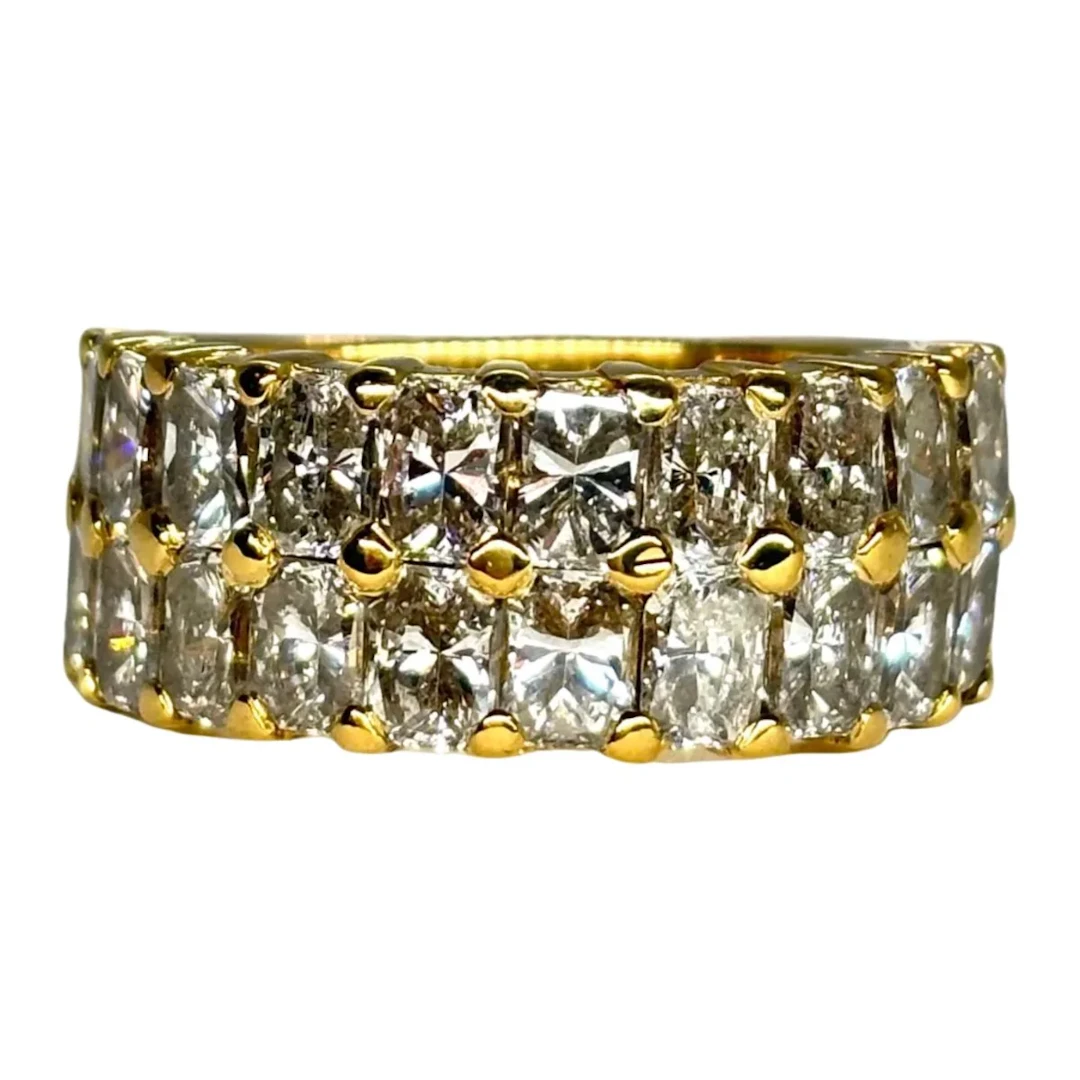Ring Alliance in yellow gold and diamonds