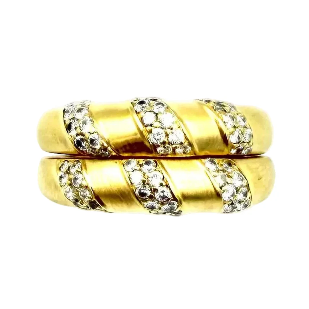 PIAGET Bangle Ring in yellow gold and diamonds