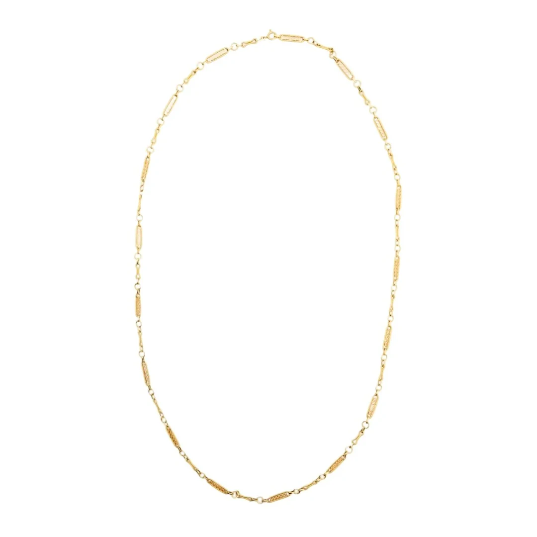 Collier Sautoir en or jaune