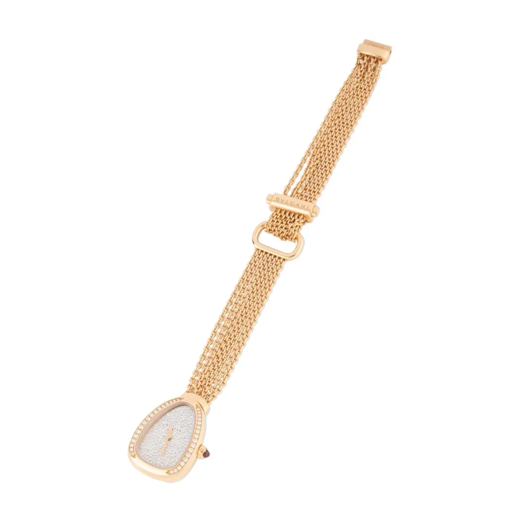 Bvlgari Serpenti collection watch in pink gold