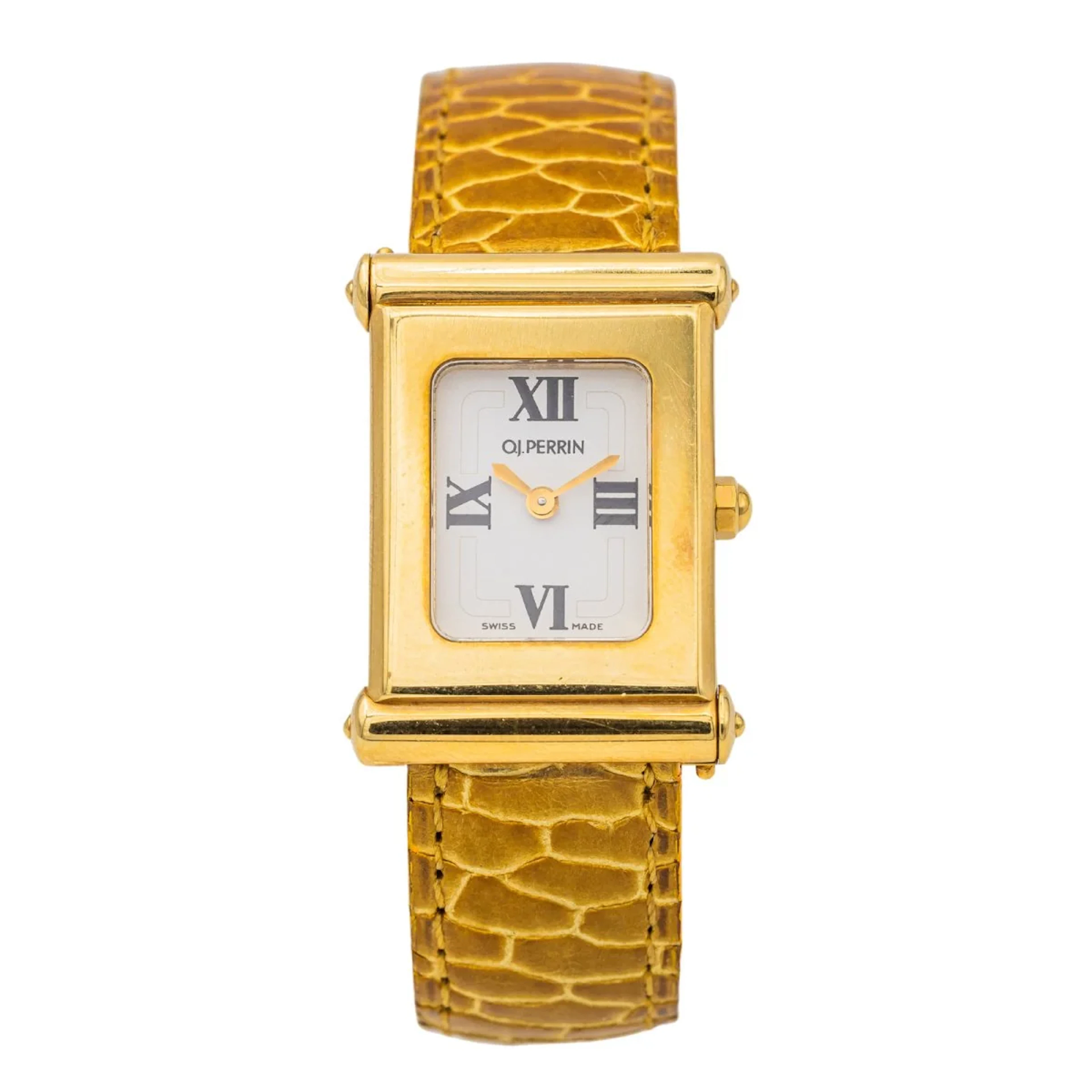 OJ Perrin Milady Yellow Gold Watch