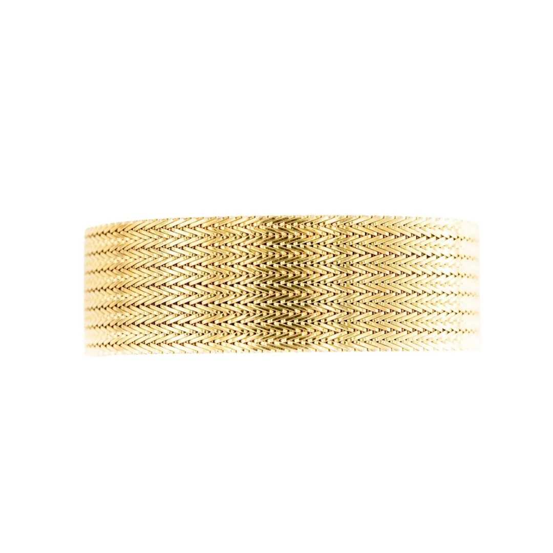 Yellow Gold Cuff Bracelet