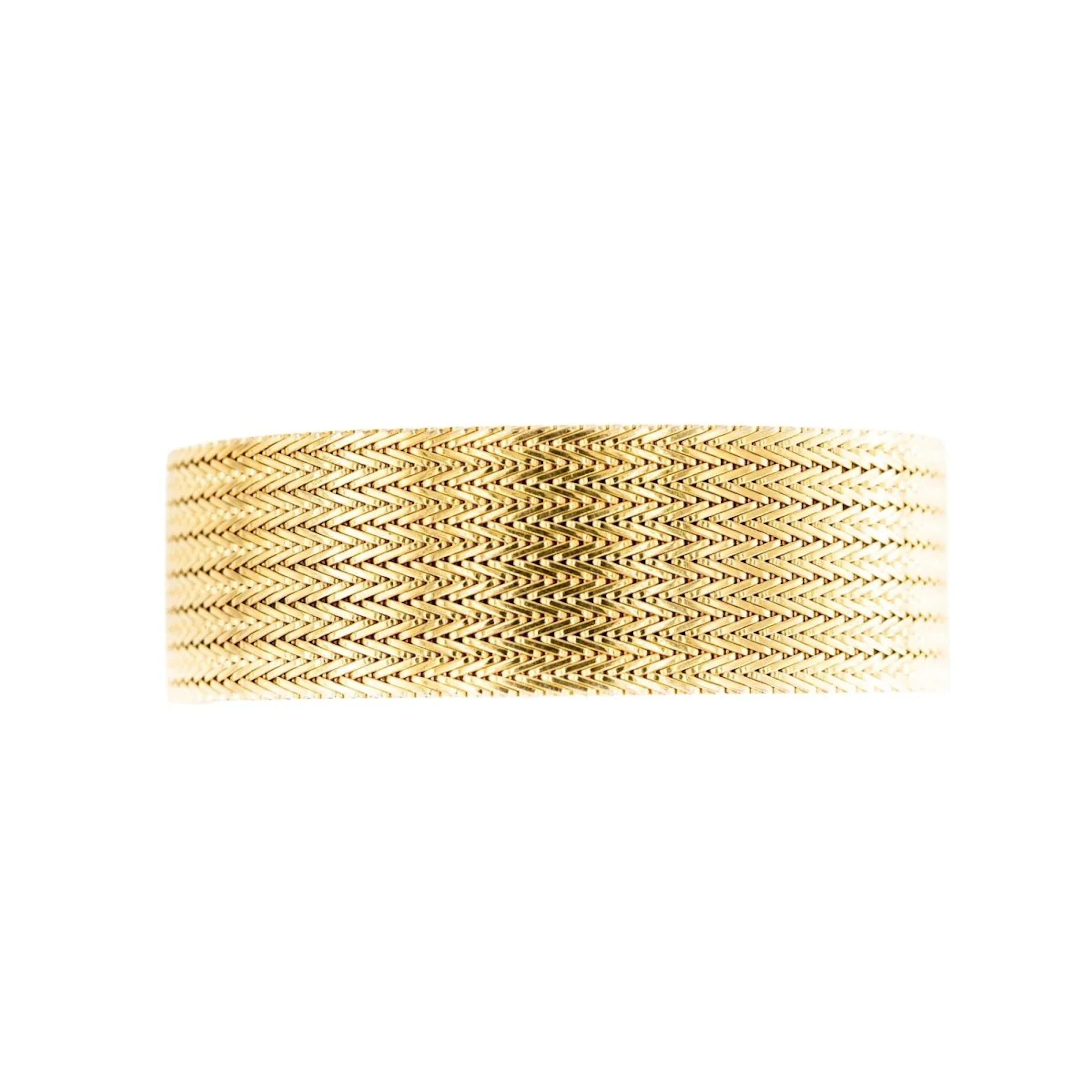 Yellow Gold Cuff Bracelet