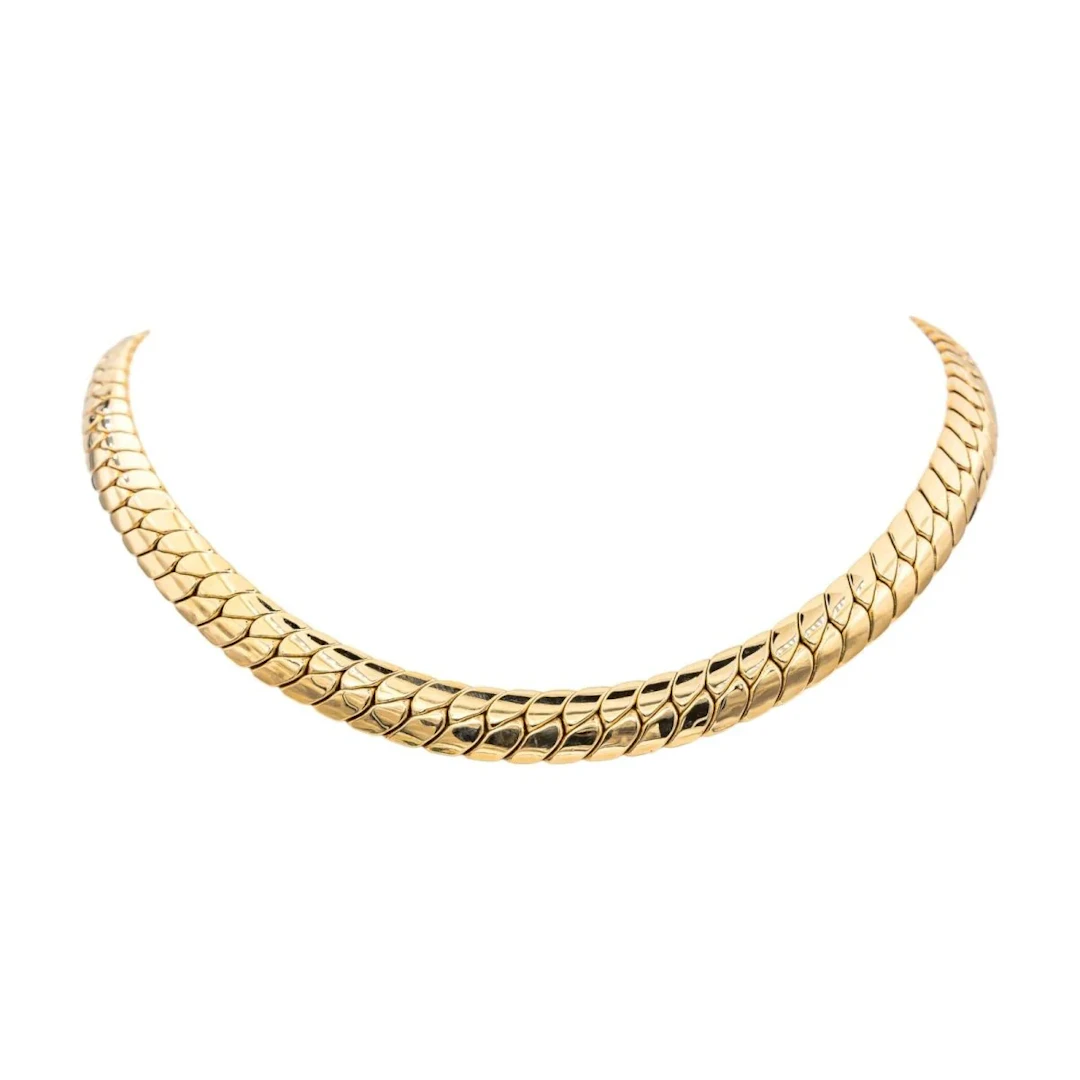 GAY FRÈRES English link Necklace in Yellow Gold