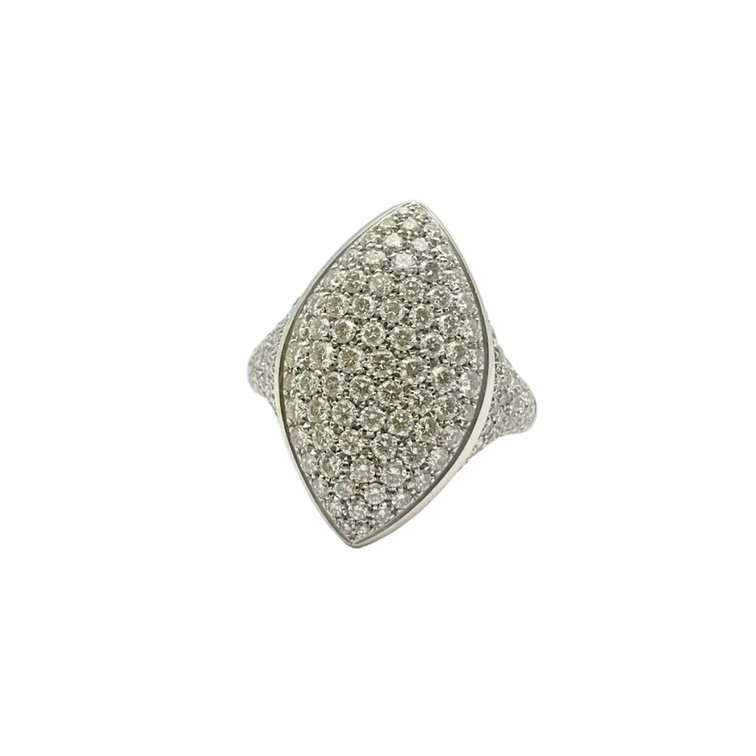 DAMIANI Pavé Ring in white gold and diamonds