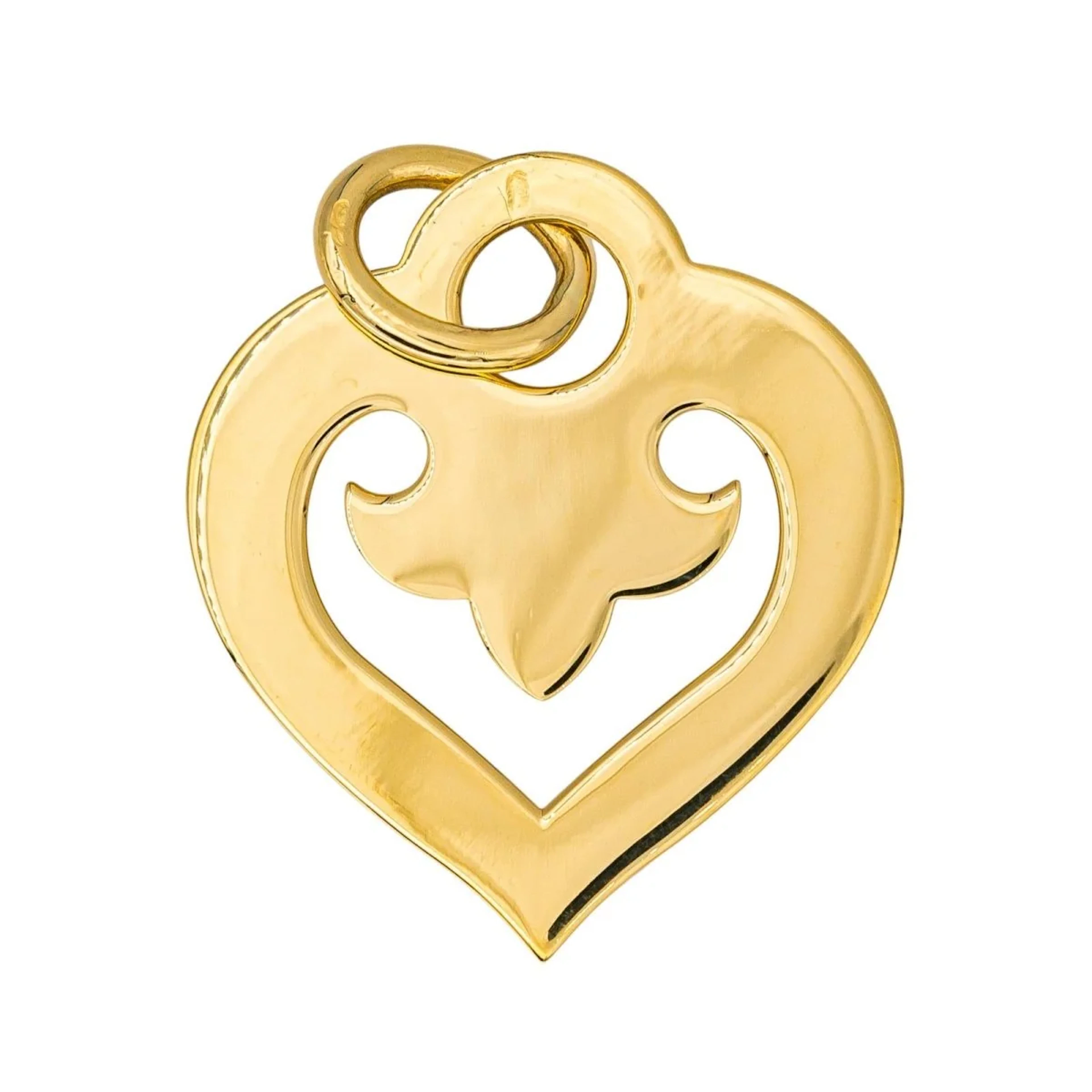 O.J. PERRIN "Légendes" pendant in yellow gold